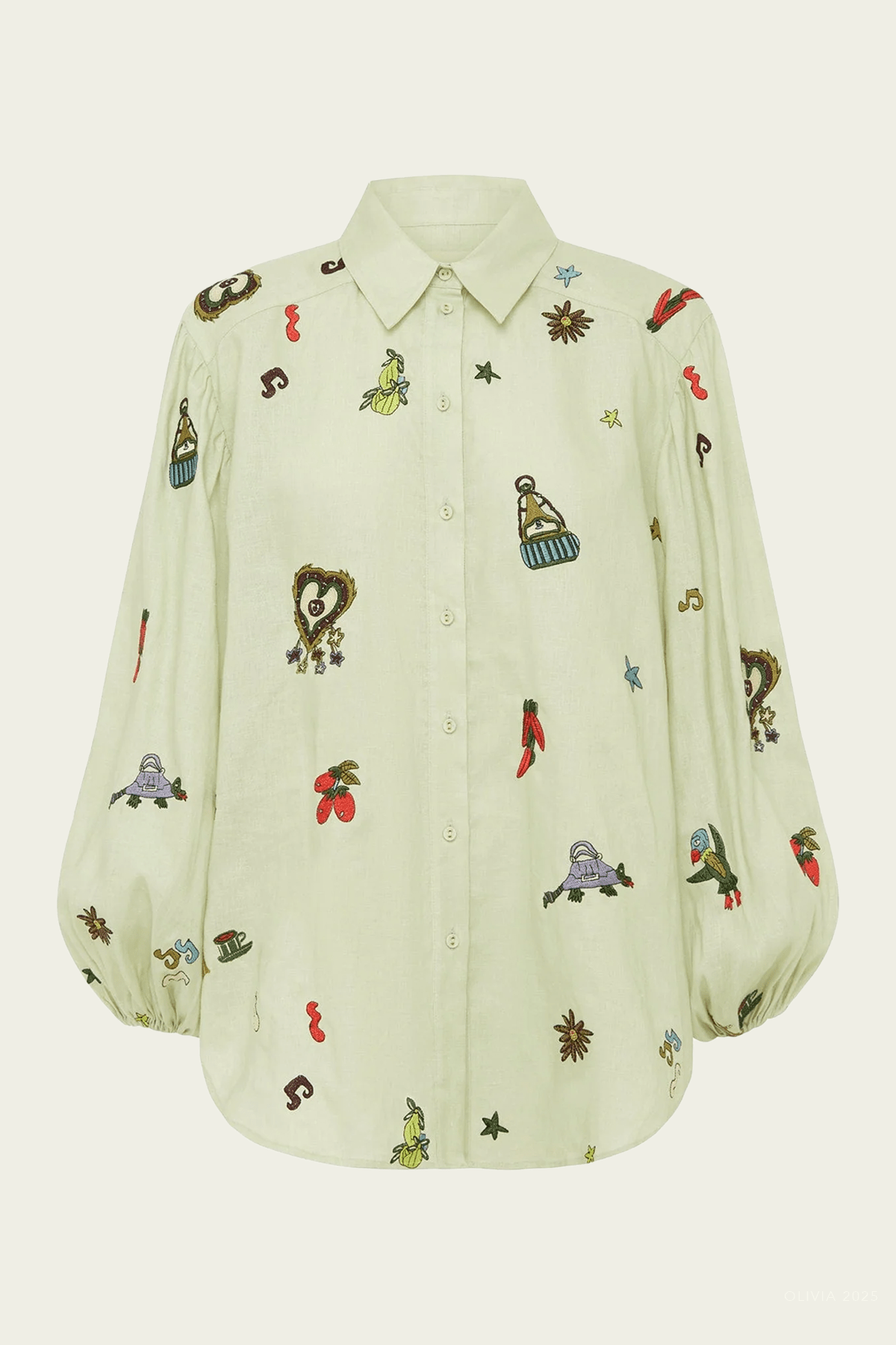 Montie Shirt in Sage - shop - olivia.com