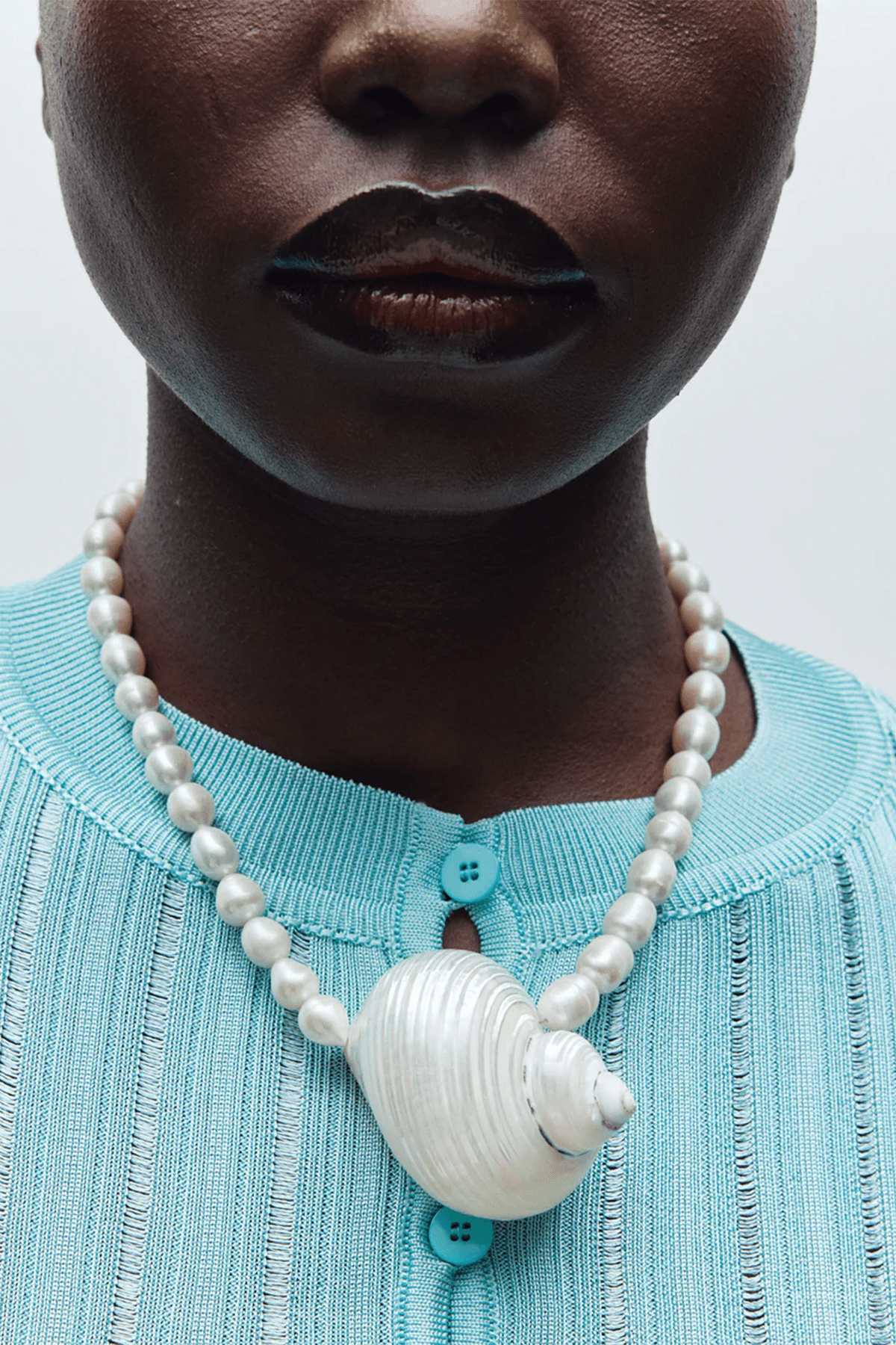Mykonos Necklace in Pearl - shop-olivia.com