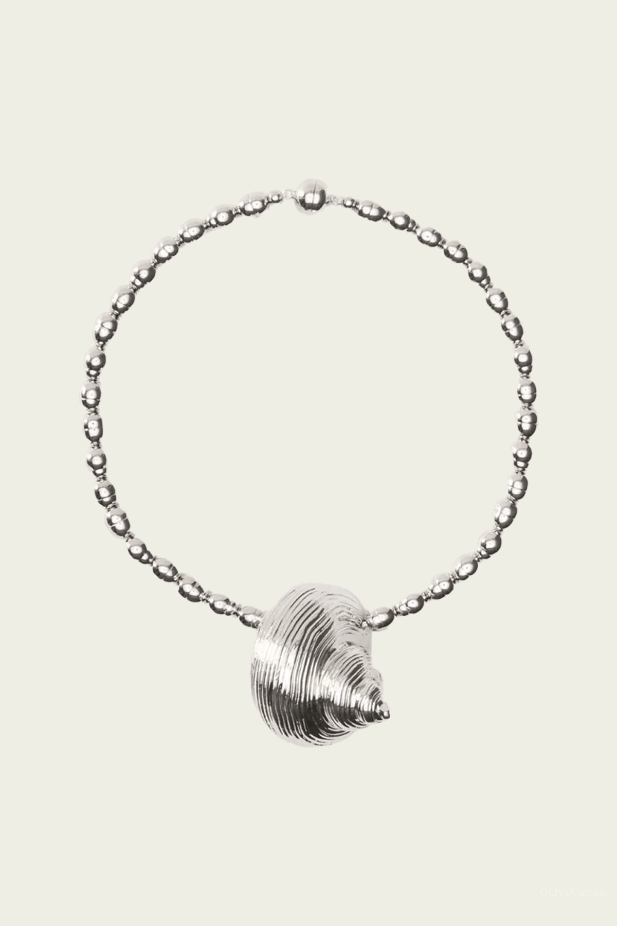 Mykonos Necklace in Silver - shop-olivia.com