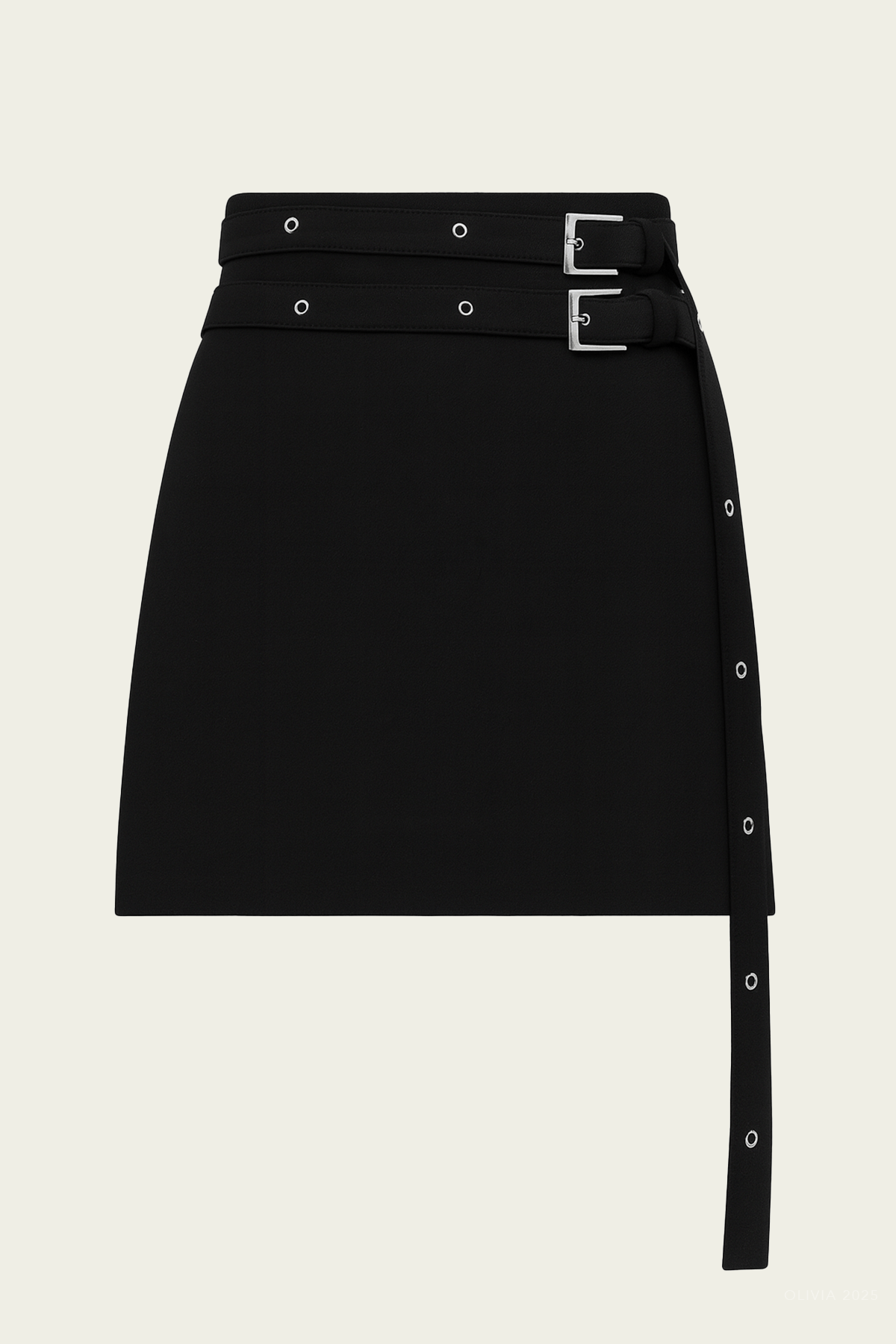 Nadia Mini Skirt in Black - shop - olivia.com