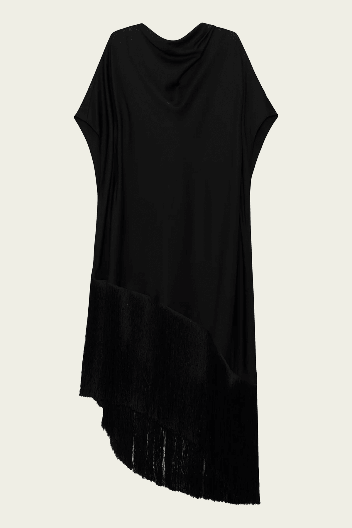 Nadine Satin Midi Dress in Black - shop-olivia.com