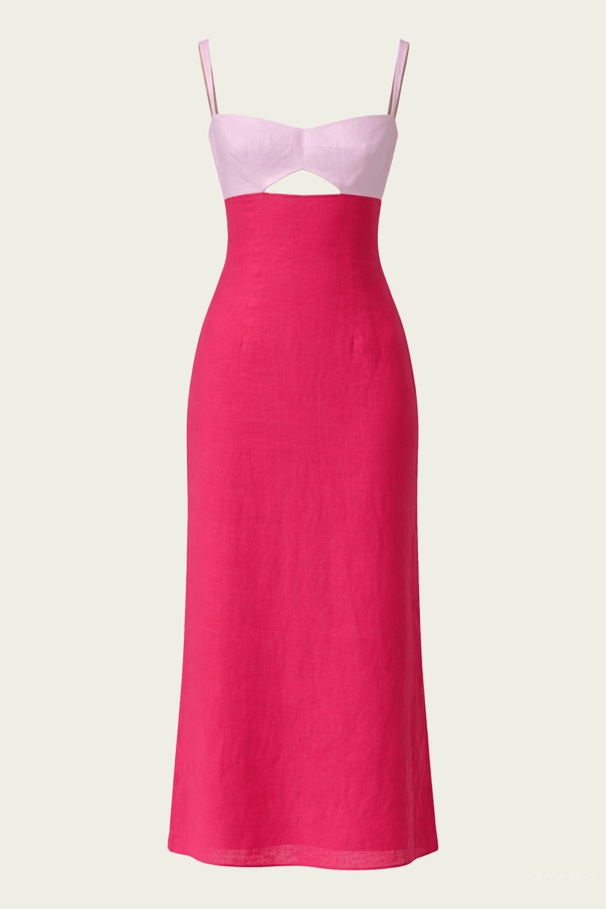 Nara Midi Dress in Scarlet - shop - olivia.com