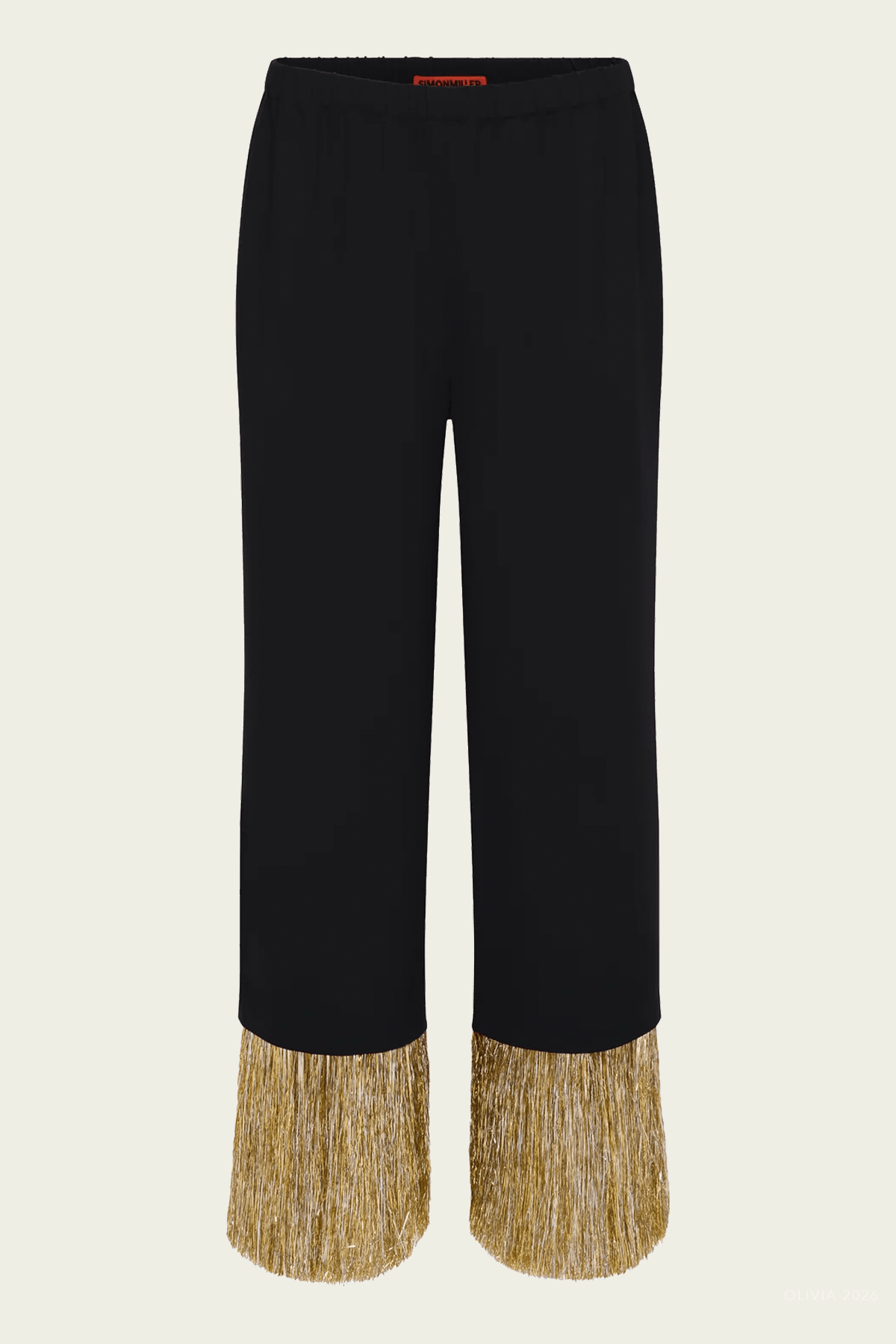 Nella Fringe Pant in Black - shop-olivia.com