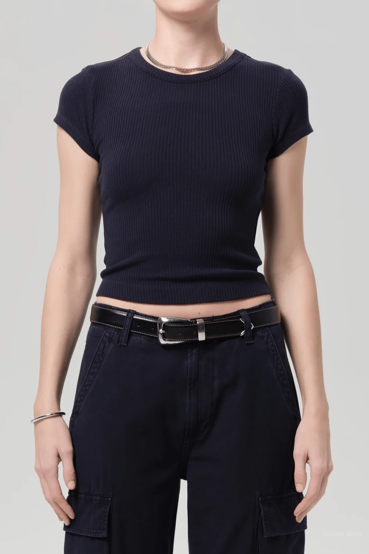 Nello Tee in Navy - shop - olivia.com