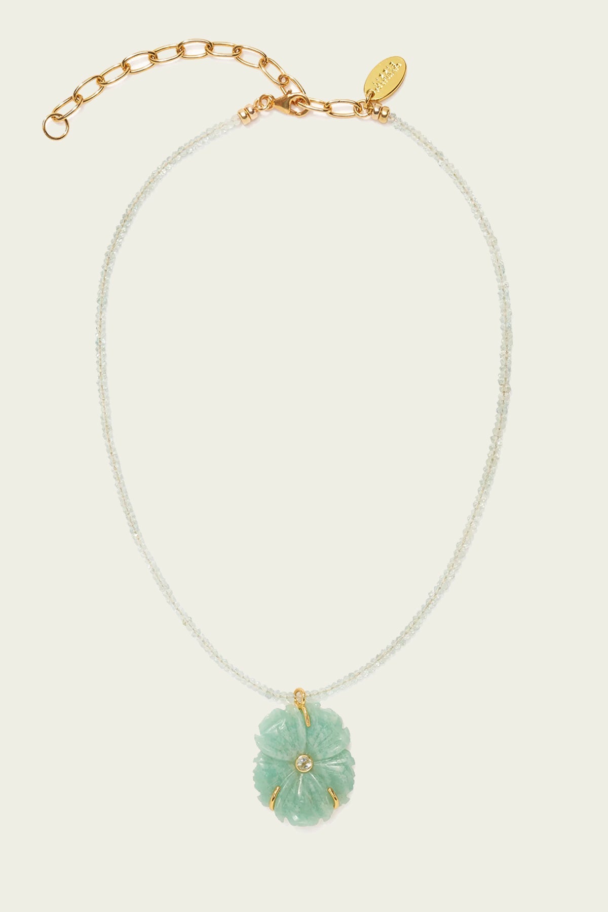 New Bloom Necklace in Sea Foam - shop - olivia.com