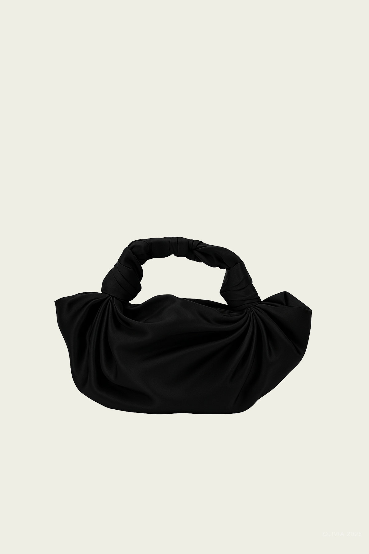 NLA Silk Knot Bag in Black - shop - olivia.com