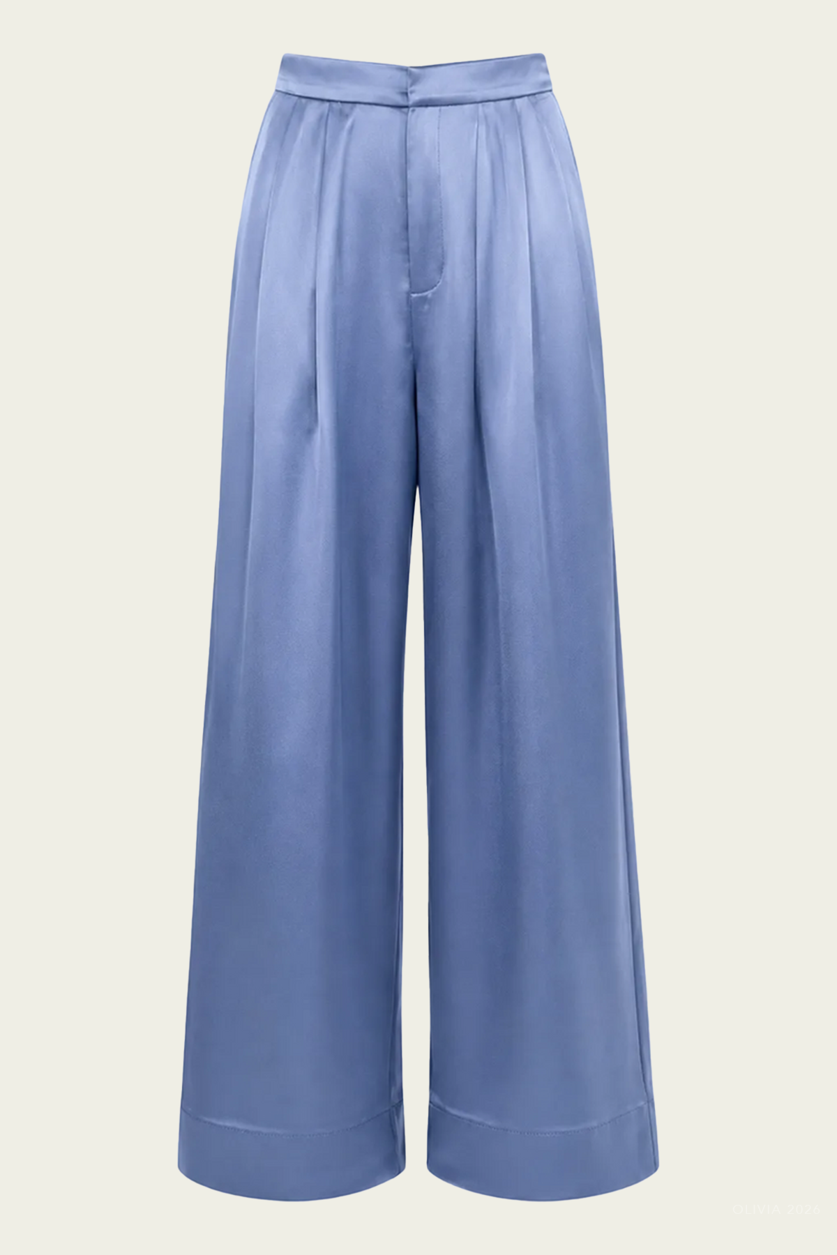 Paris Pant in Steel Blue