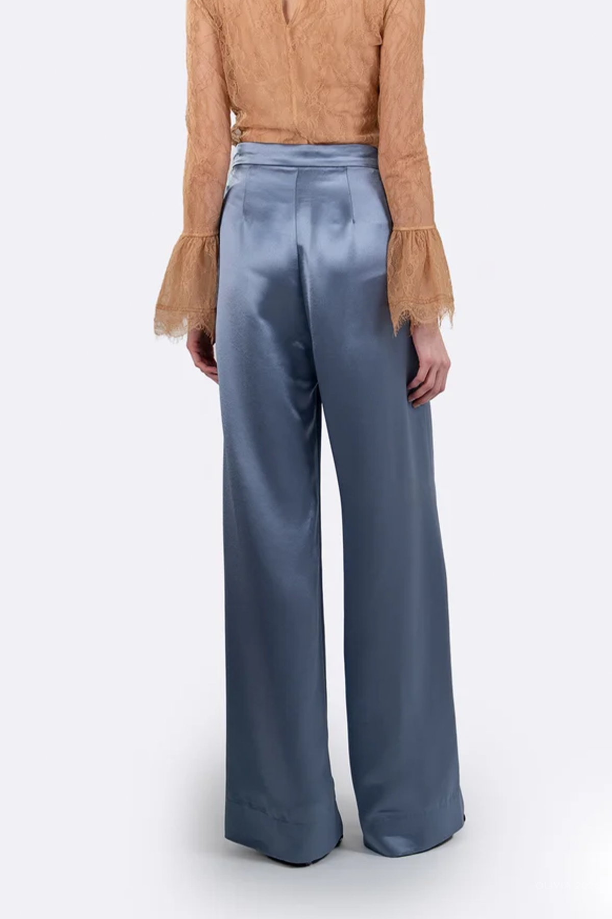 Paris Pant in Steel Blue