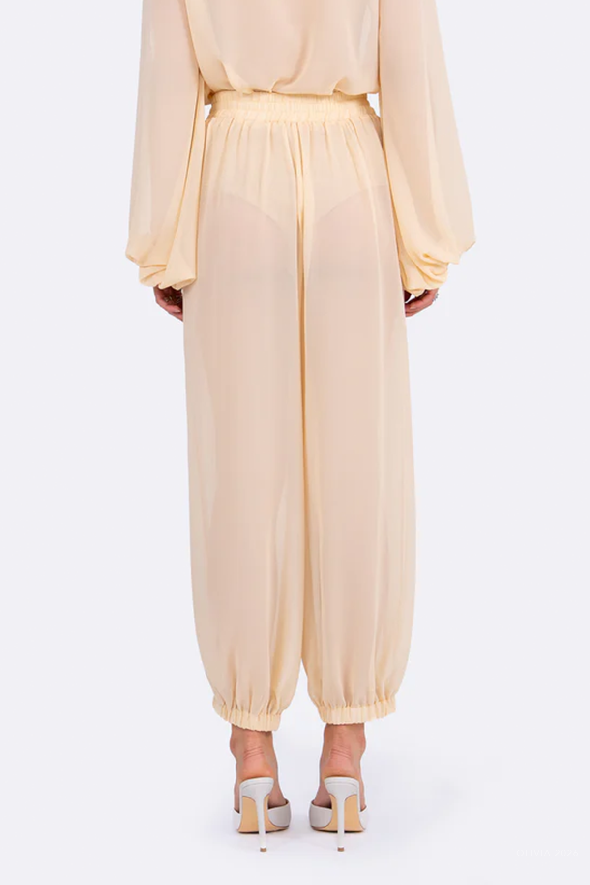 Alba Pant in Wheat