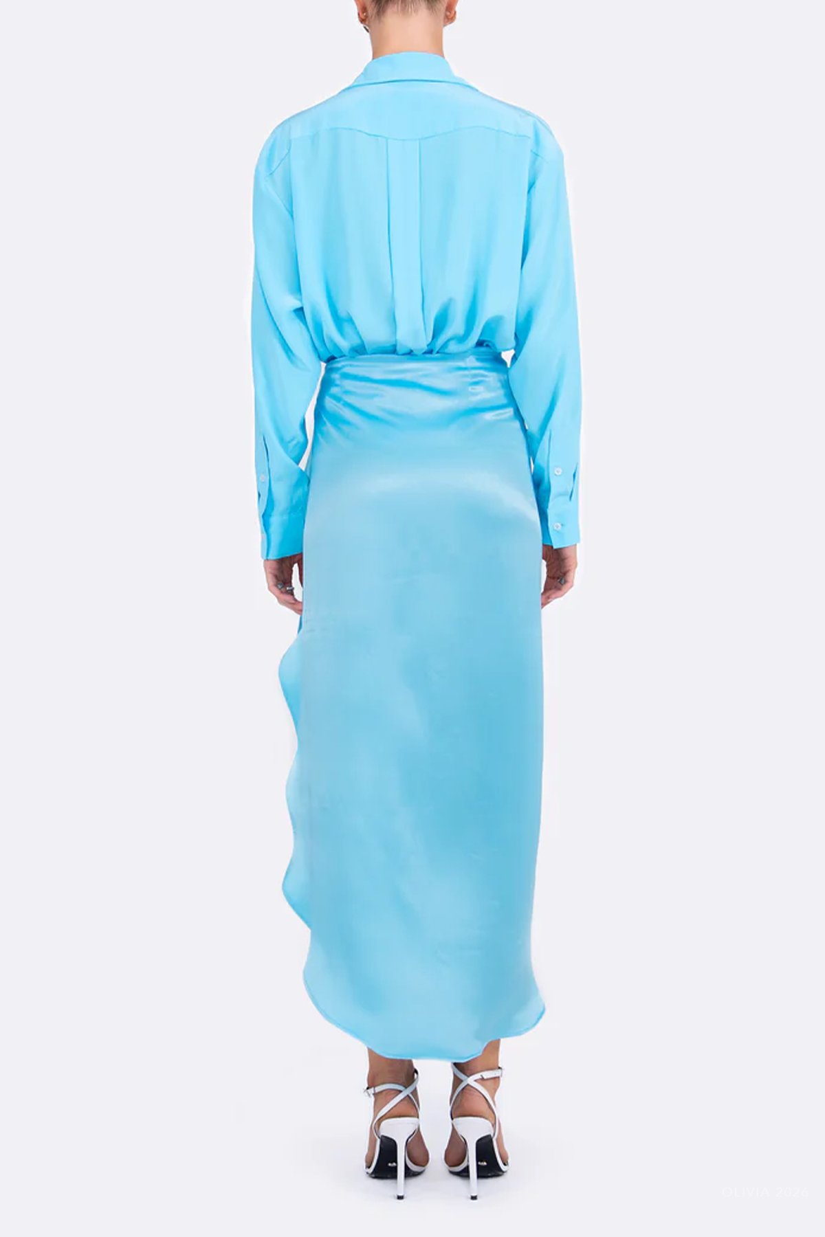 Sydney Skirt in Aqua