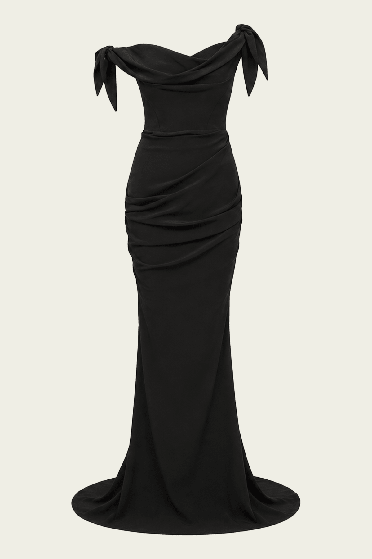 Nysa Gown in Black - shop-olivia.com