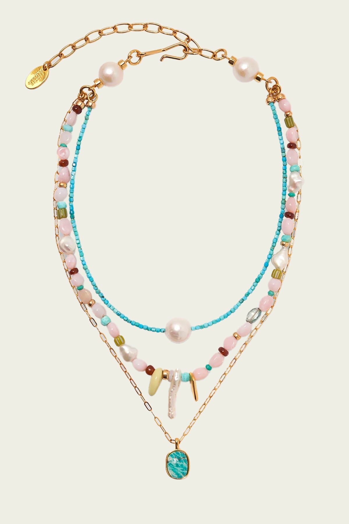 Off Shore Necklace in Pink Sands - shop - olivia.com