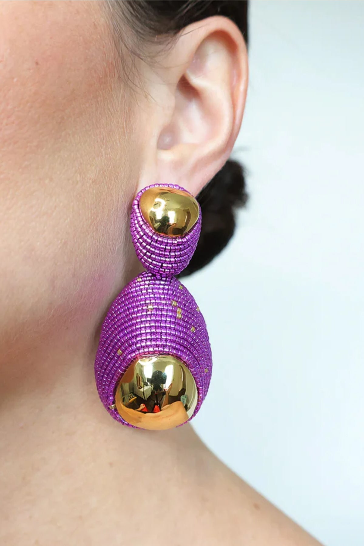 Olam Earrings in Violet - shop-olivia.com