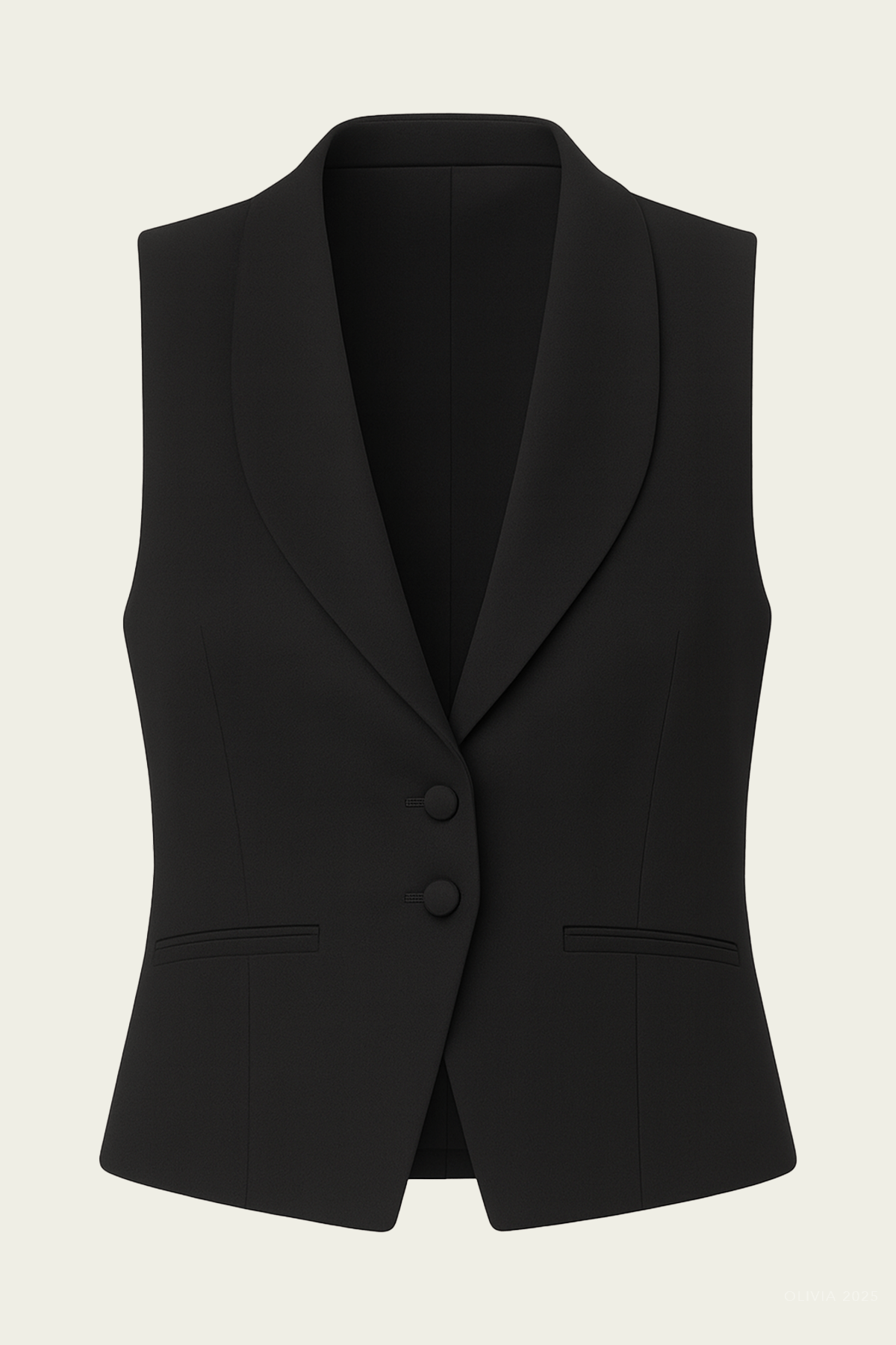 Oliver Vest in Black - shop - olivia.com