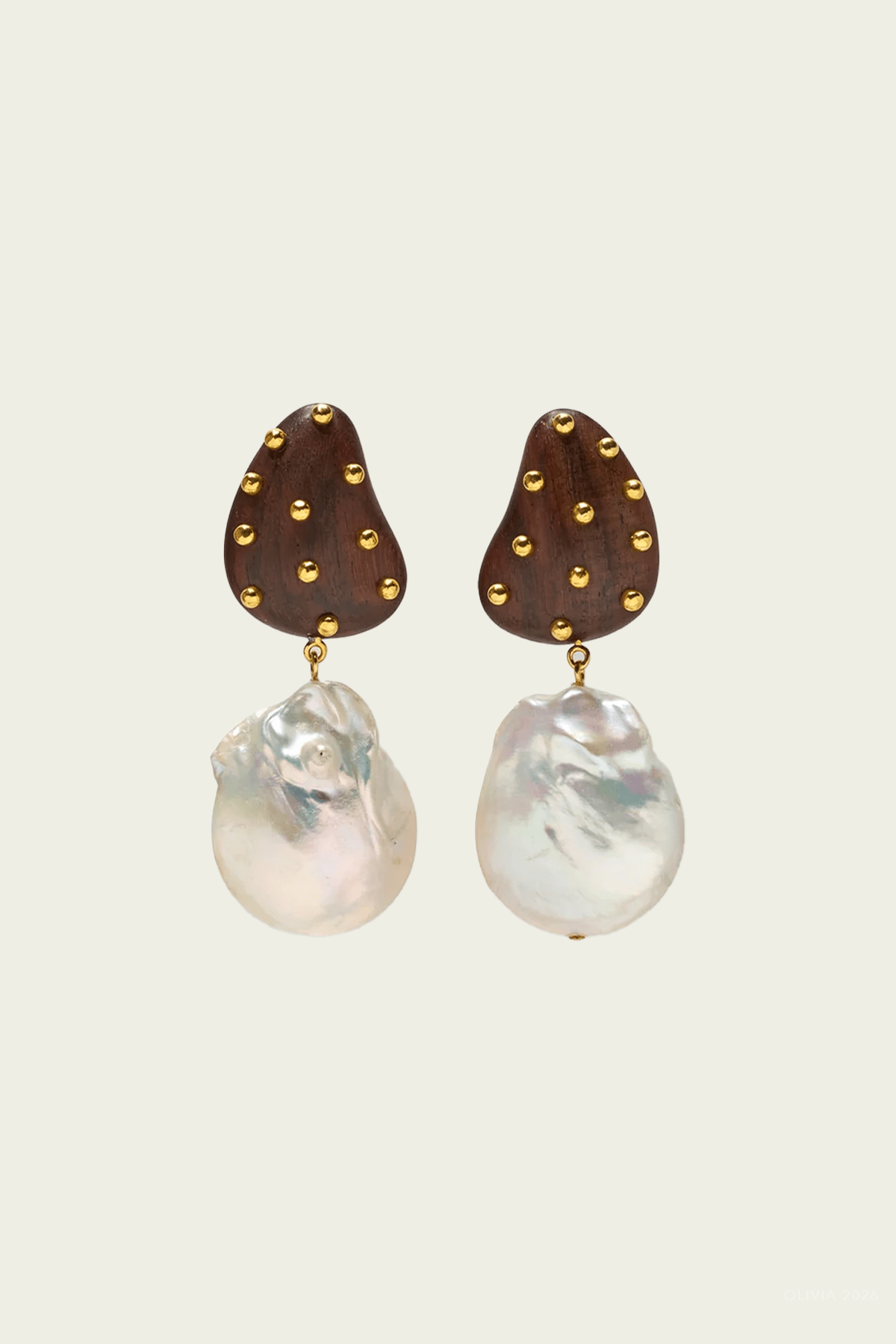 Orbit Earrings in Pearl - shop-olivia.com