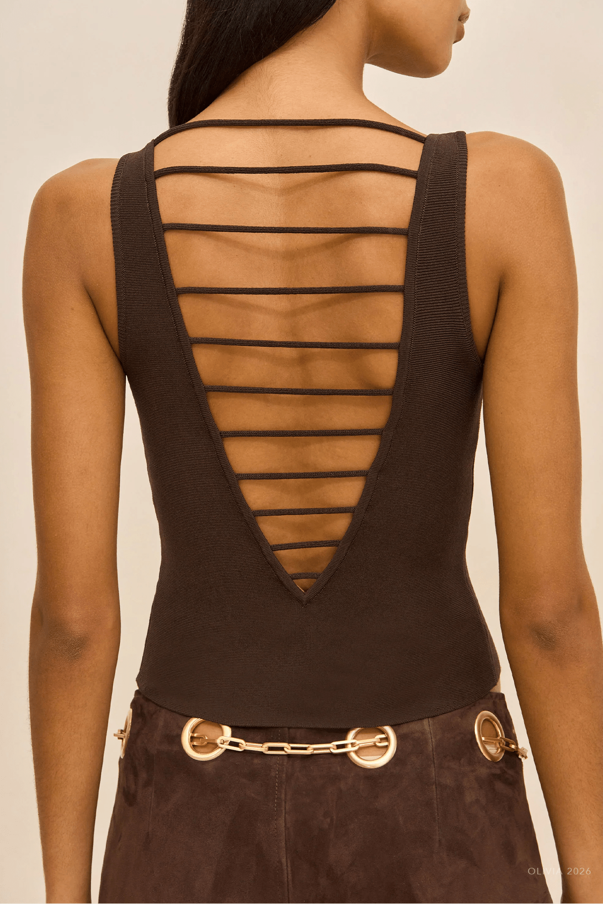 Orna Knit Top in Wren - shop-olivia.com
