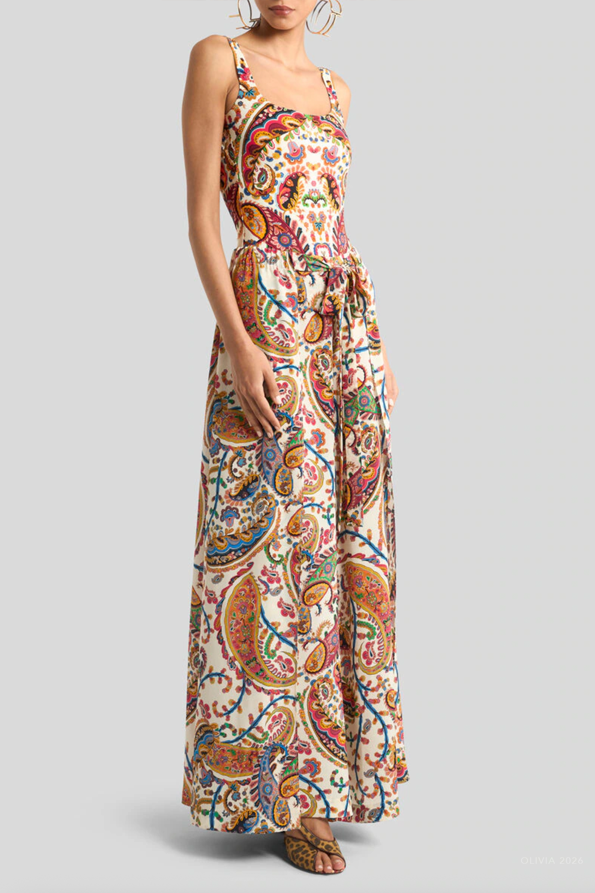 Paisley - Print Beach Wide - Leg Pants in Multicolor - shop - olivia.com