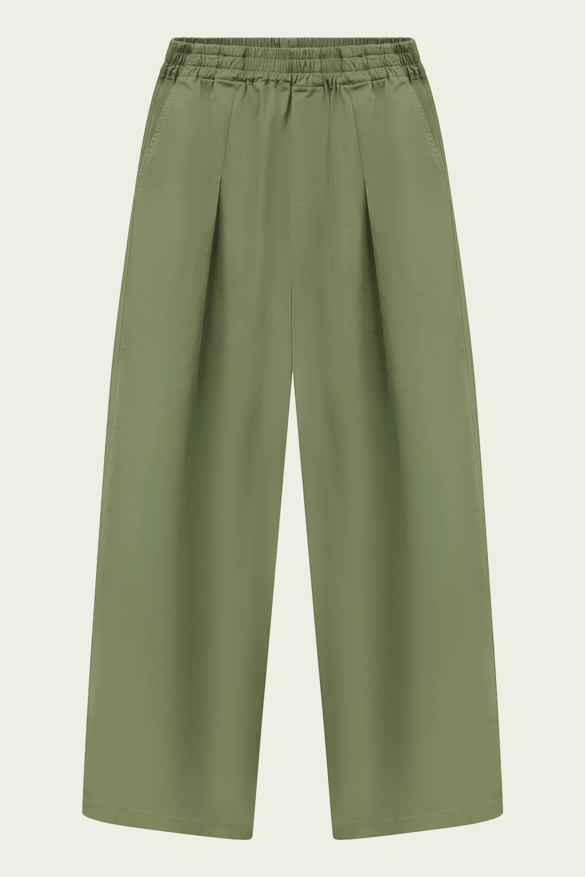 Palmer Cotton Twill Pant in Eucalyptus - shop-olivia.com