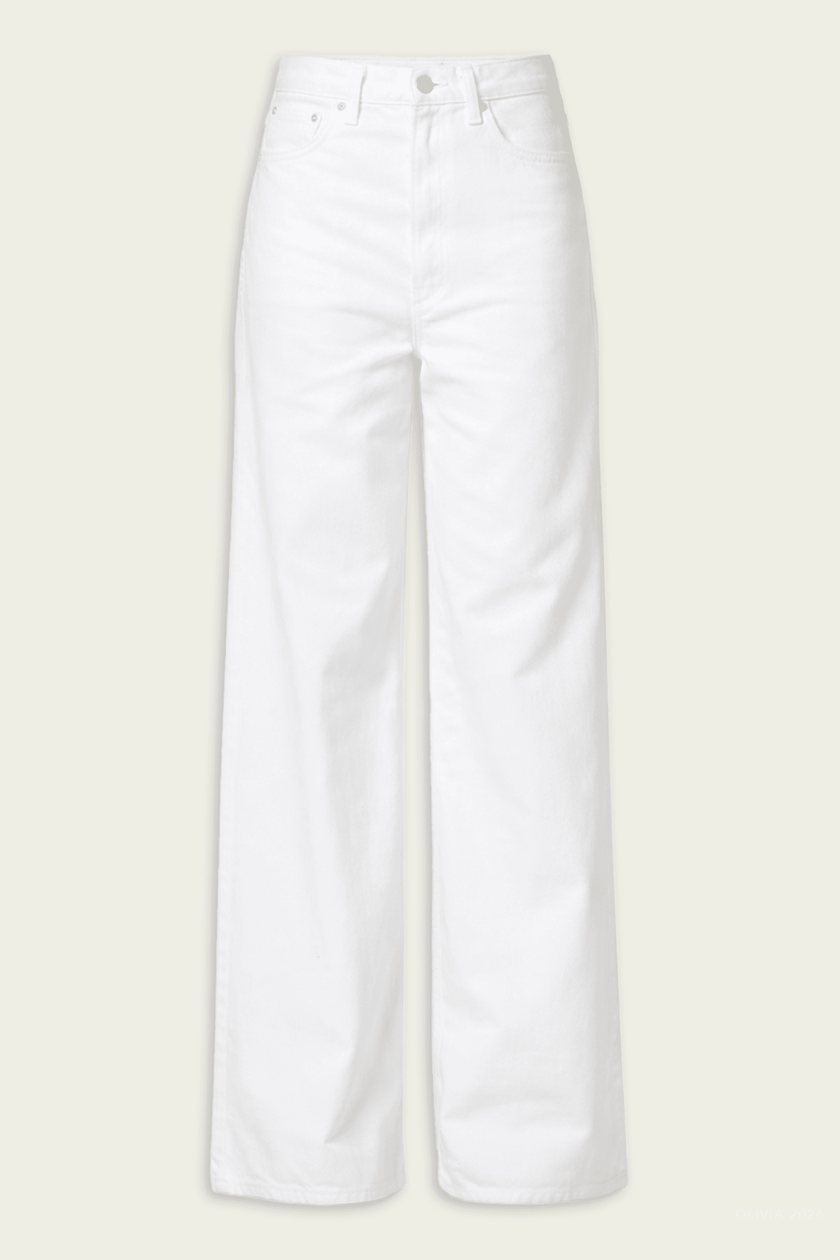 Paloma Baggy in Soft White - shop - olivia.com