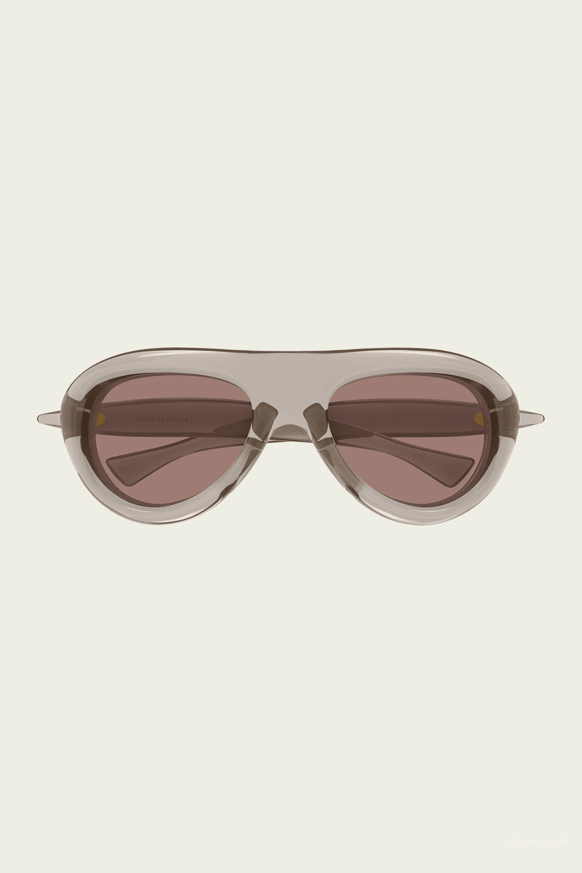 Panthos Modern Sunglasses in Light Brown - shop-olivia.com