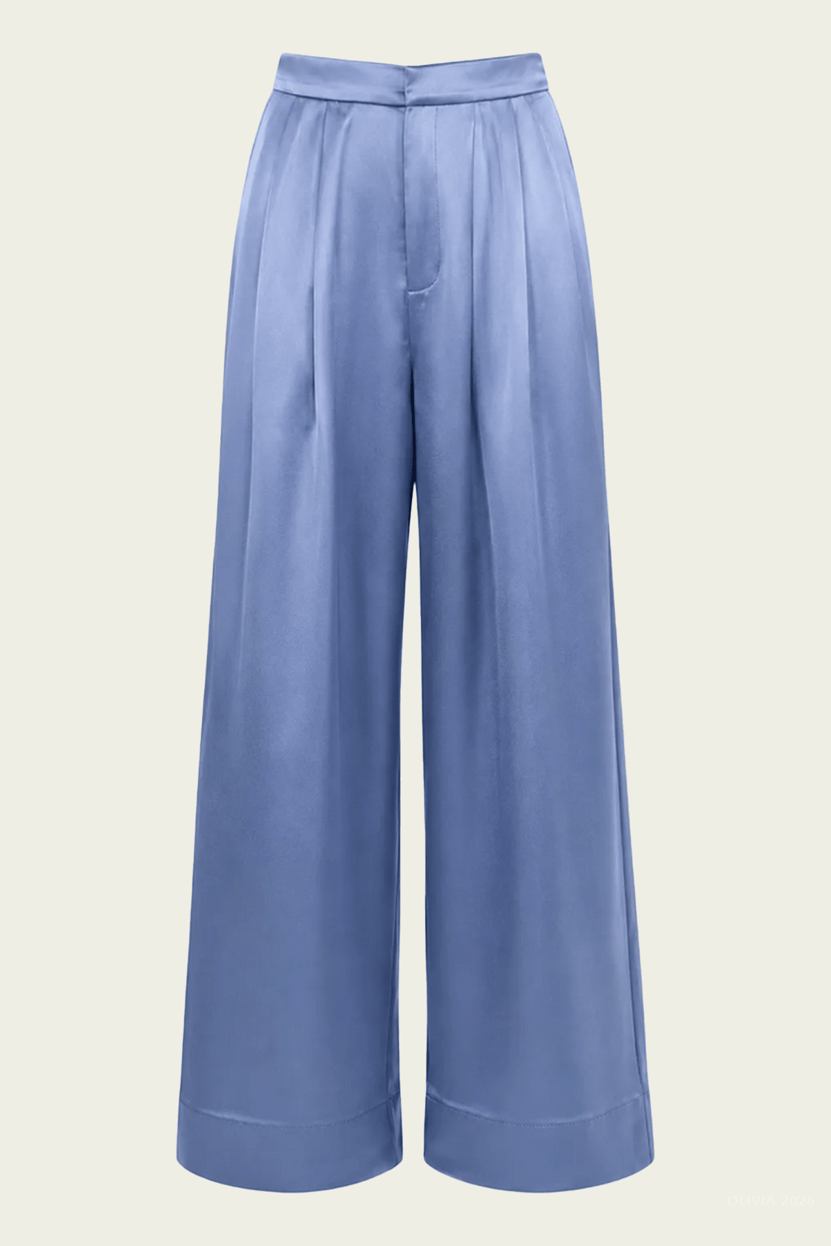 Paris Pant in Steel Blue - shop-olivia.com