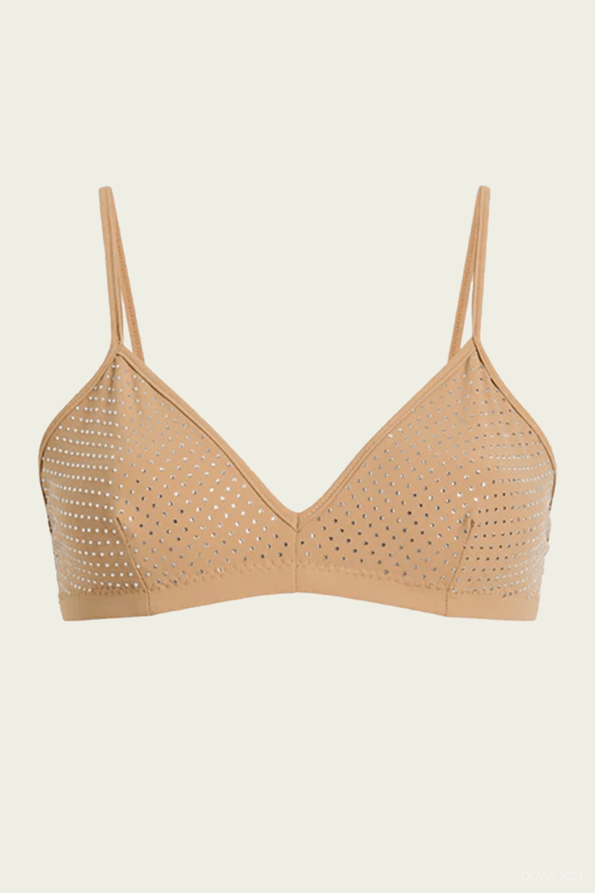 Party Starter Bralette in Crystal Buff - shop - olivia.com