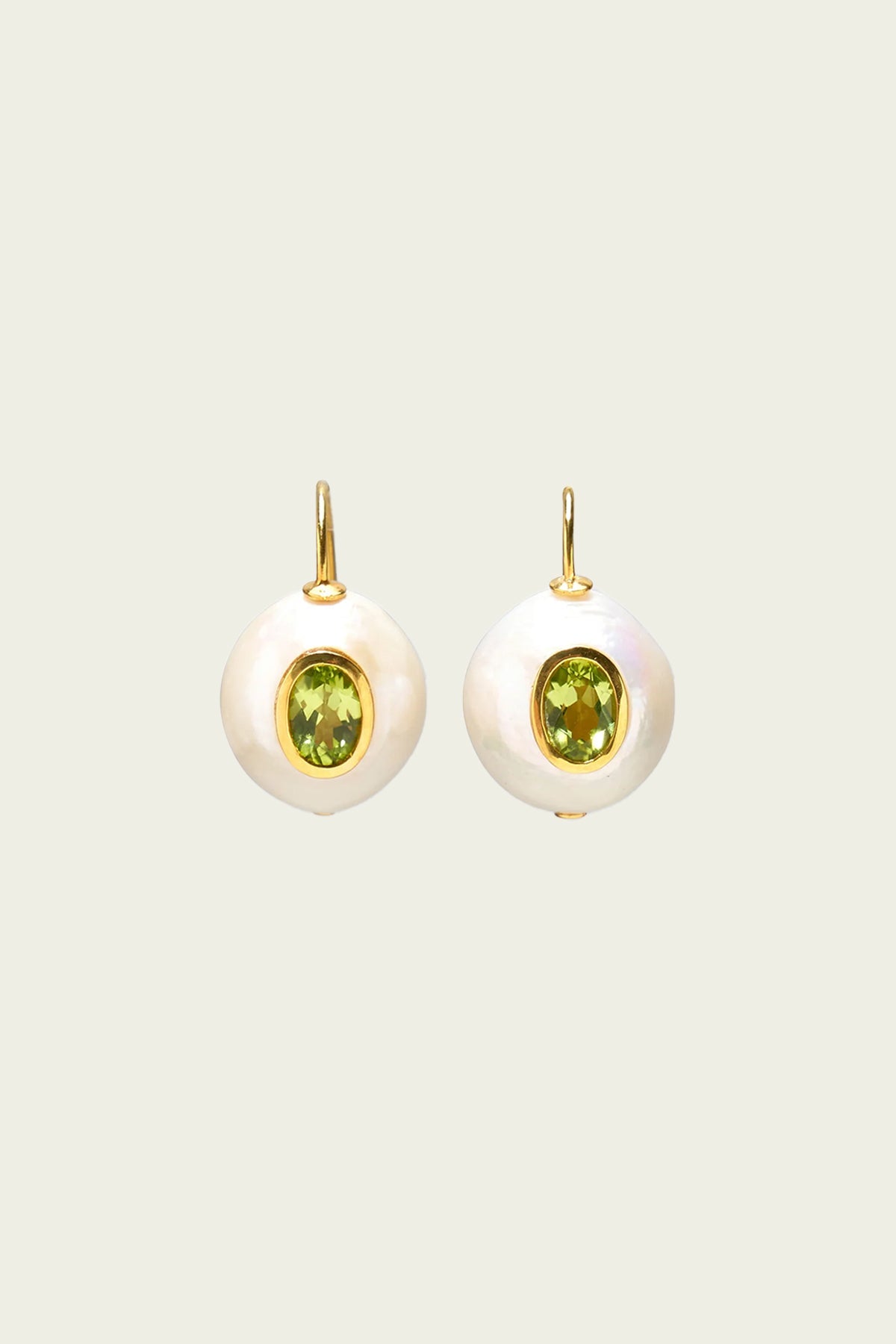 Pearl Pablo Earrings in Peridot - shop - olivia.com