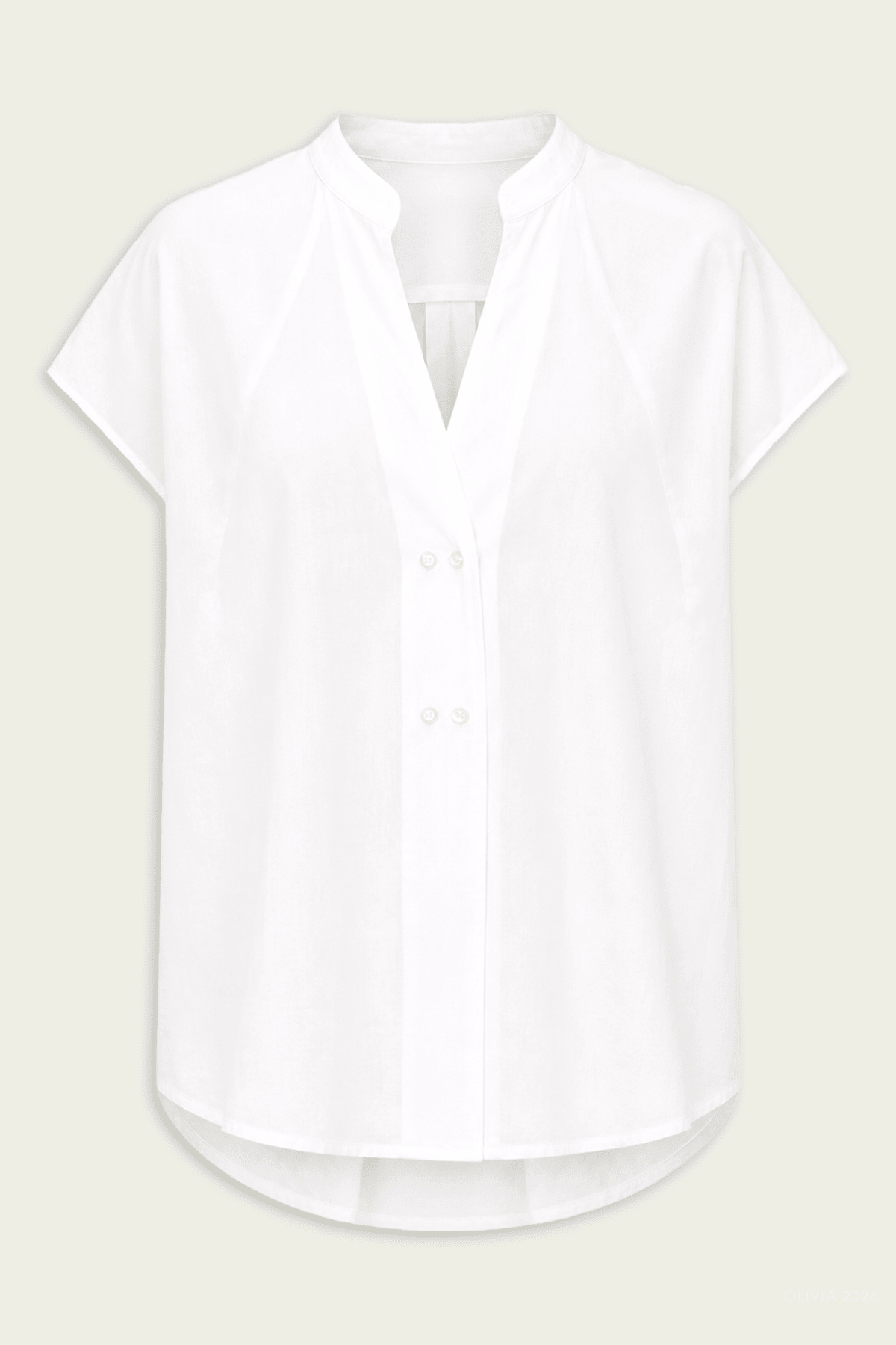 Penelope Blouse in White - shop - olivia.com