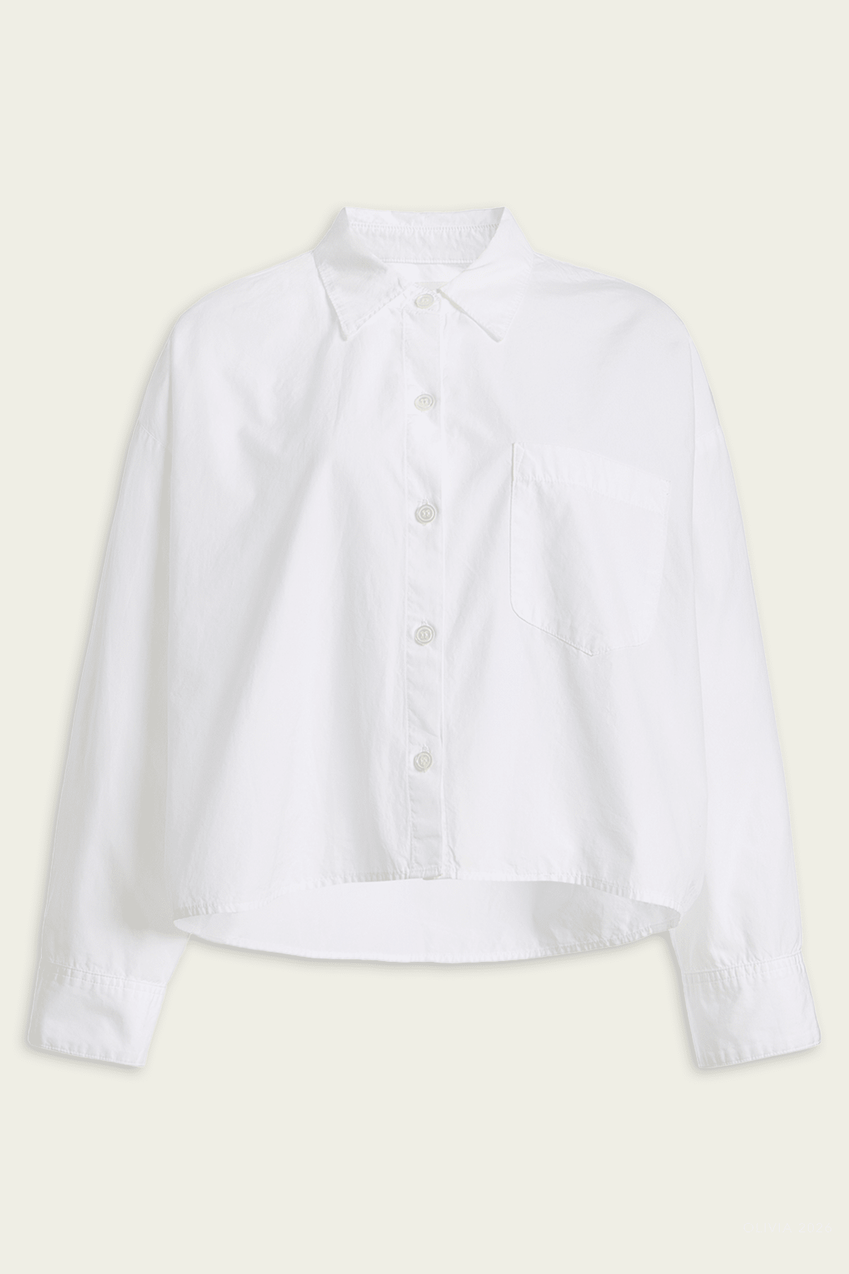 Petit Ami Shirt in Optic White - shop-olivia.com