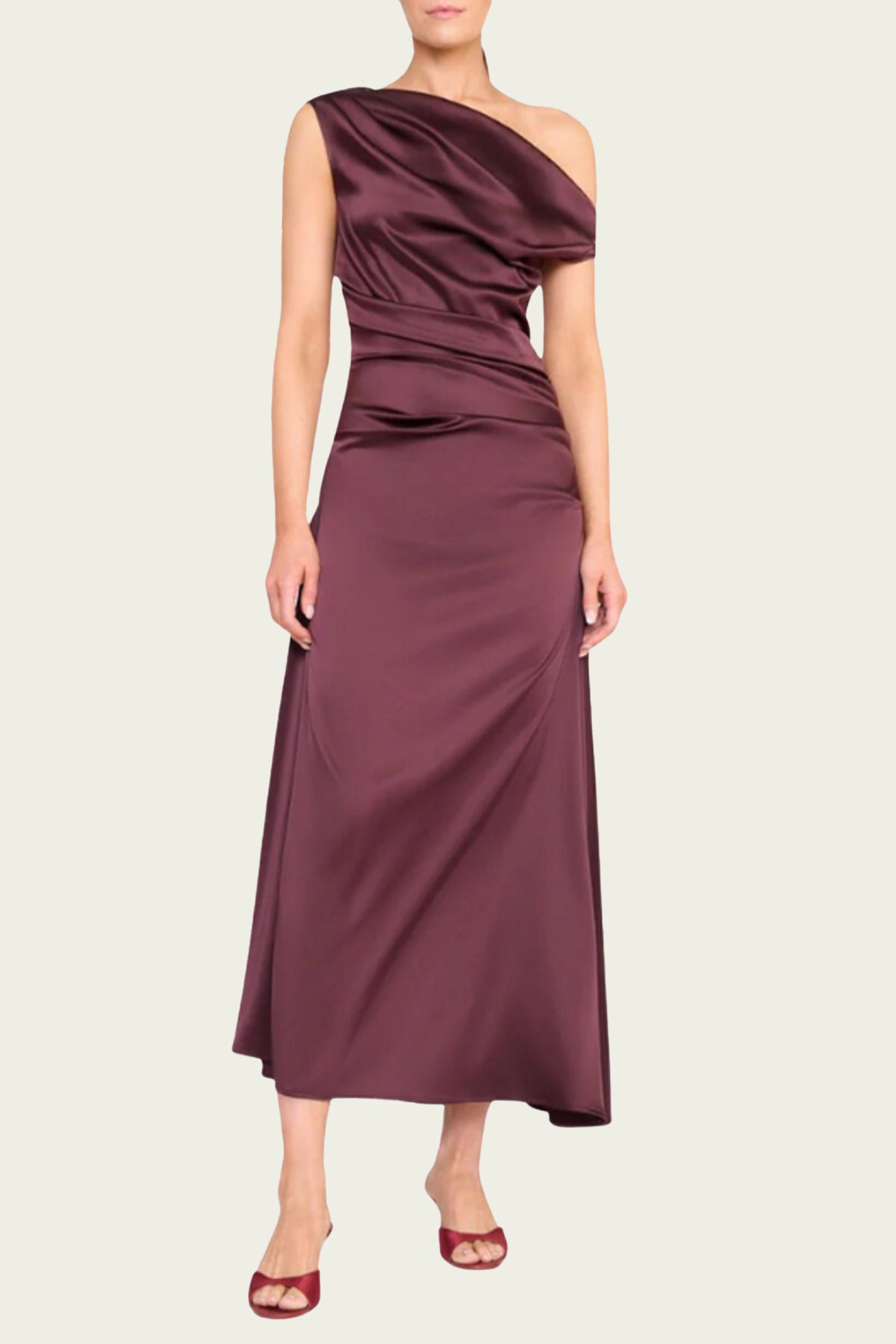 Phare Dress in Merlot - shop - olivia.com