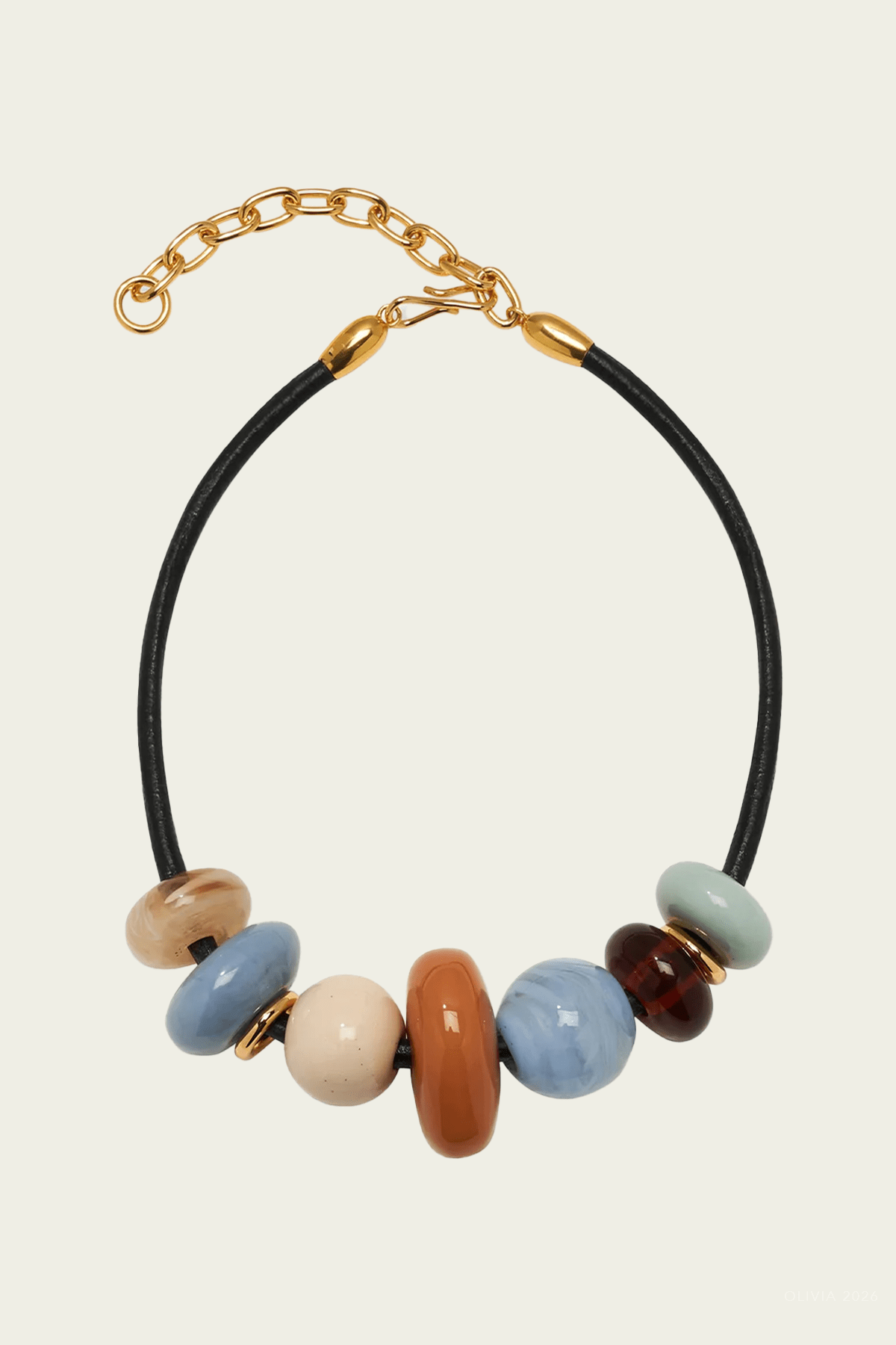 Piedra Necklace in Clay - shop-olivia.com