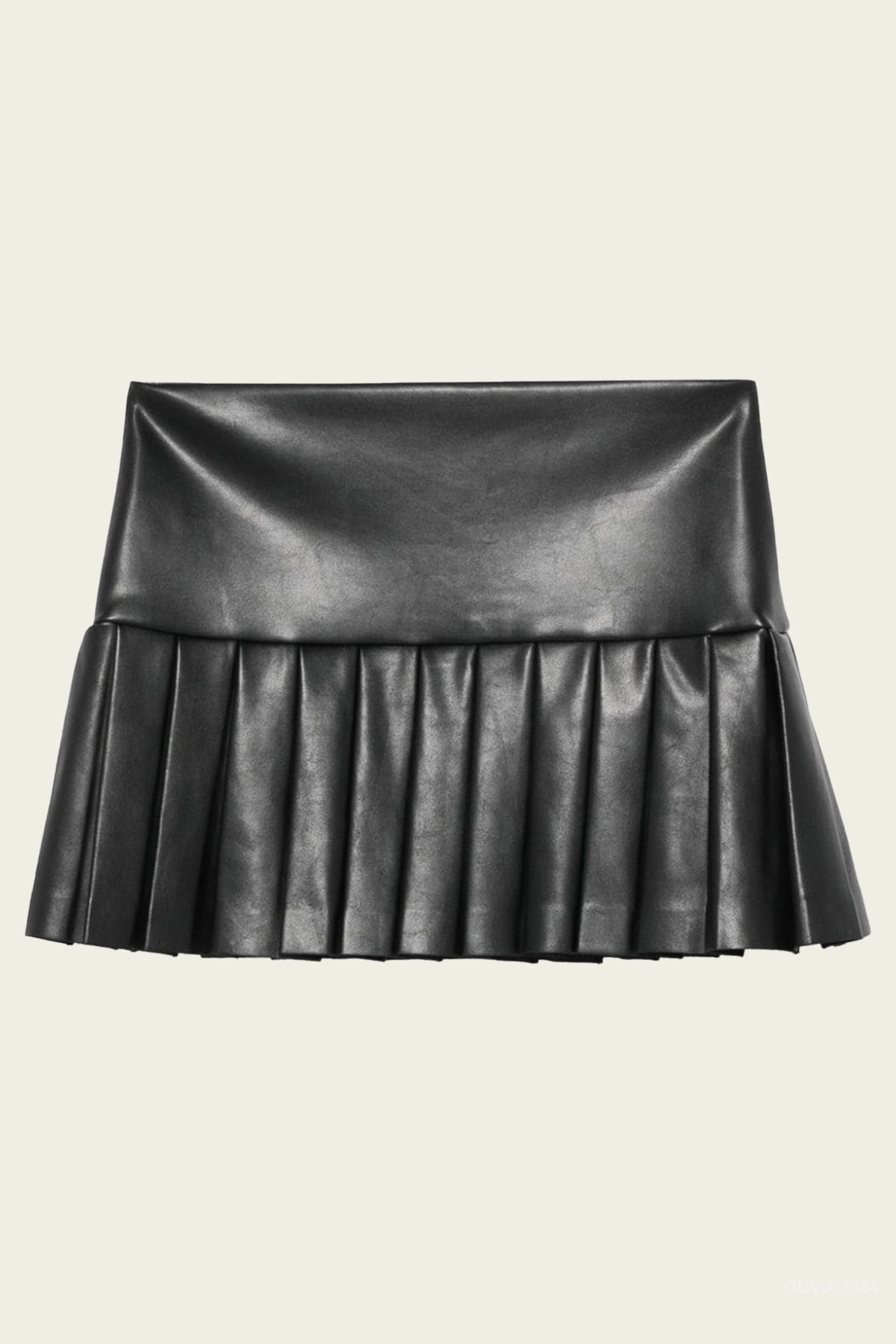 Pleated Pickleball Skirt in Black - shop - olivia.com