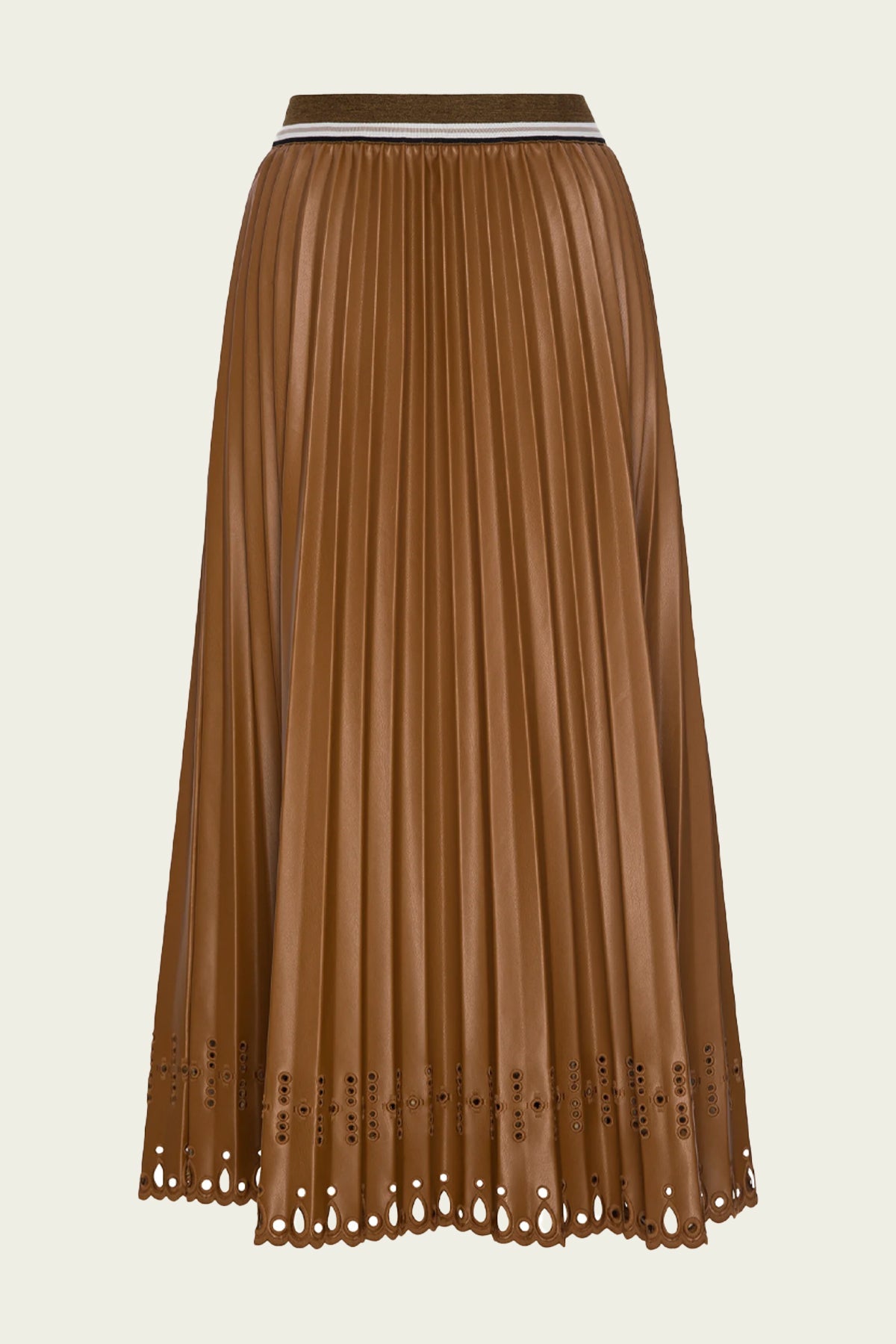 Pleats to Meet You Skirt in Brown - shop - olivia.com