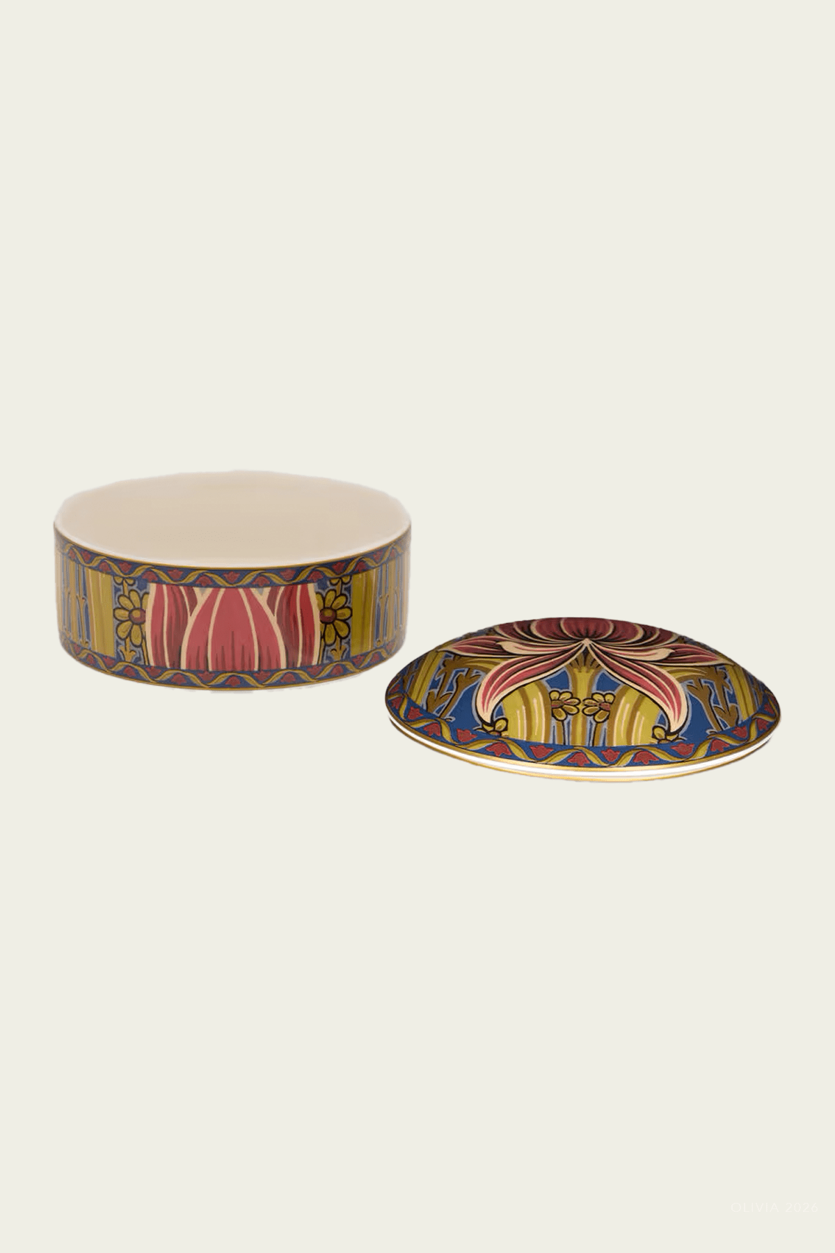 Porcelain Floral Jewelry Box - shop-olivia.com