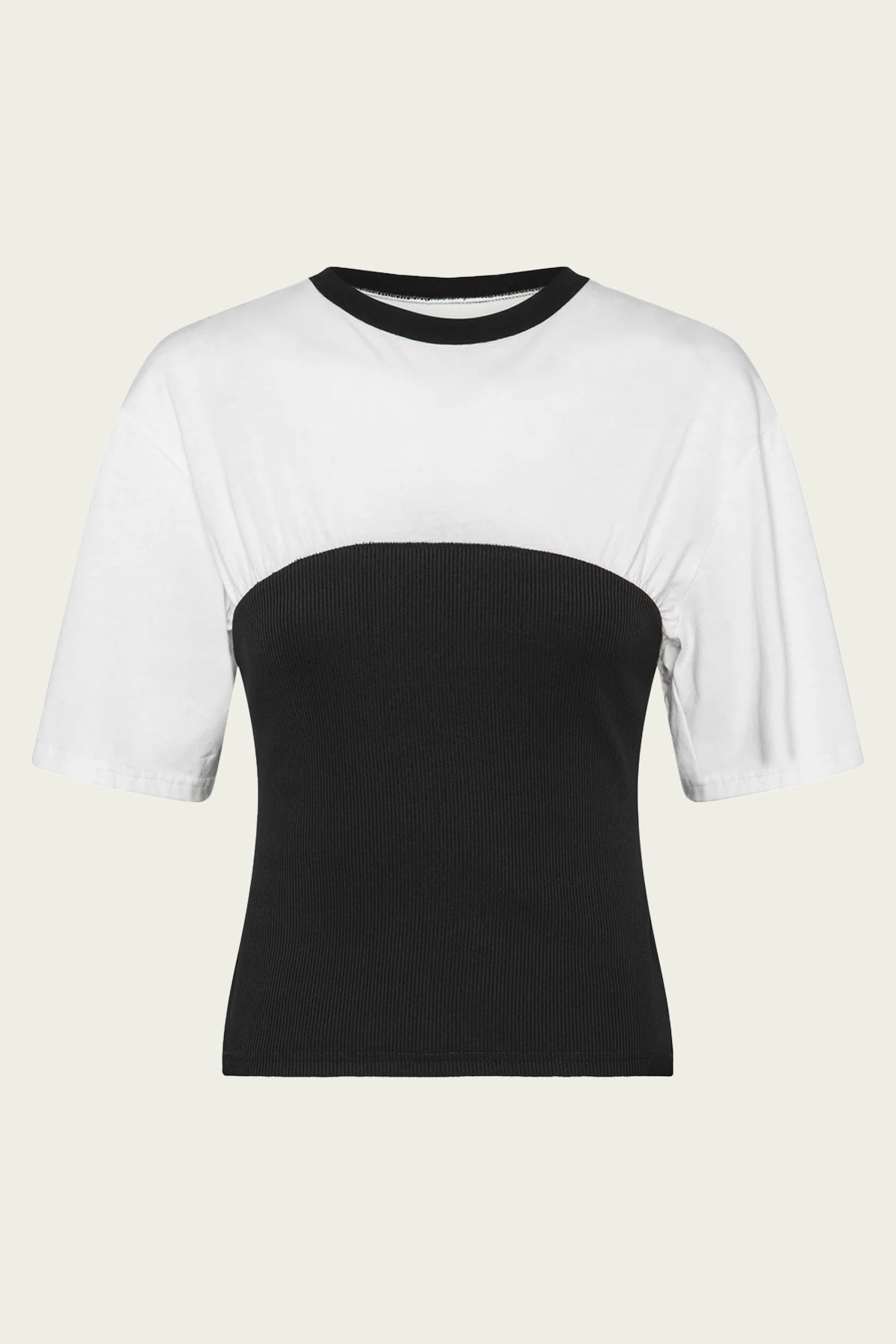 Priya Top in White & Black - shop - olivia.com