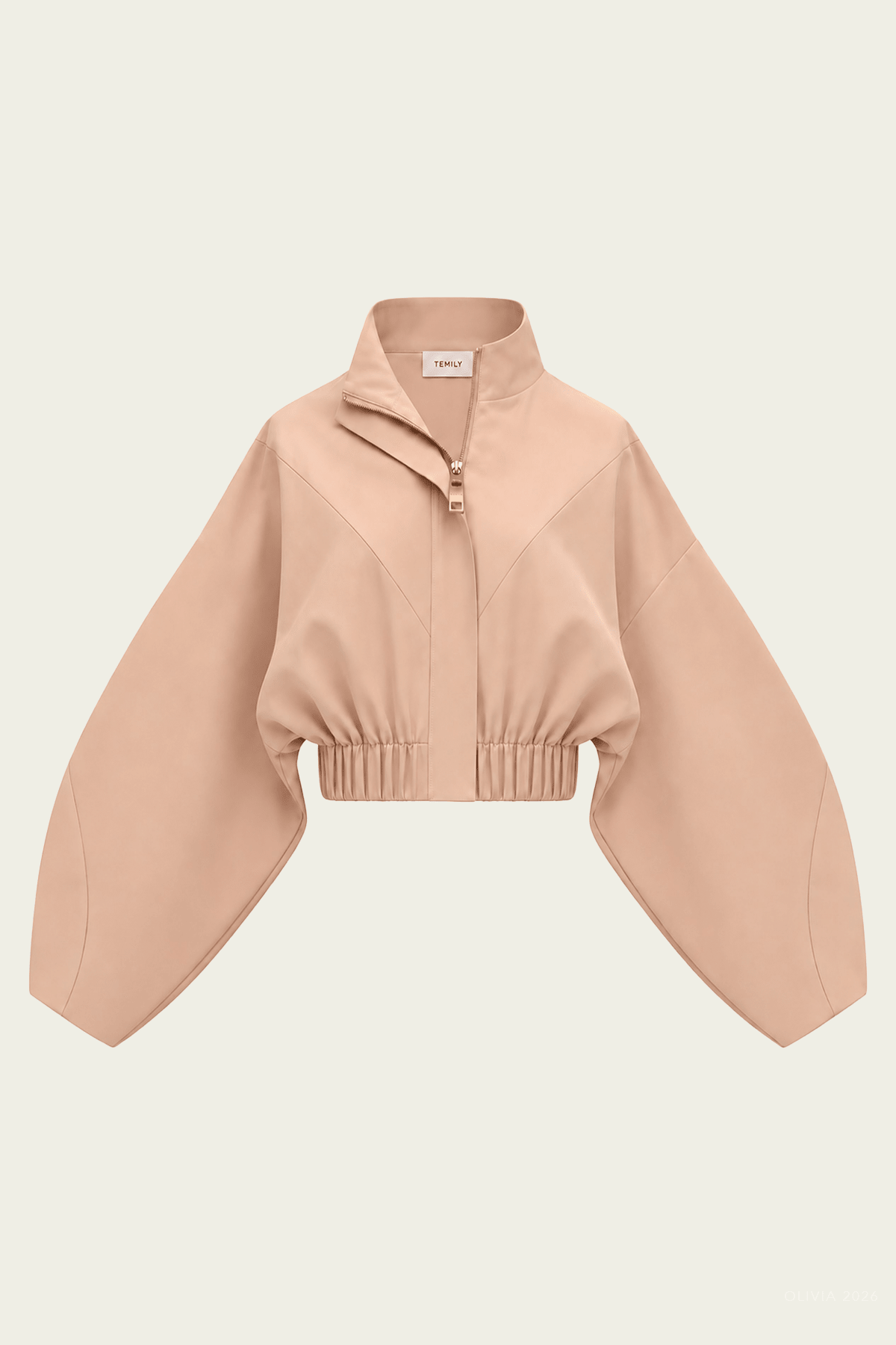 Racer Bomber in Fawn - shop-olivia.com
