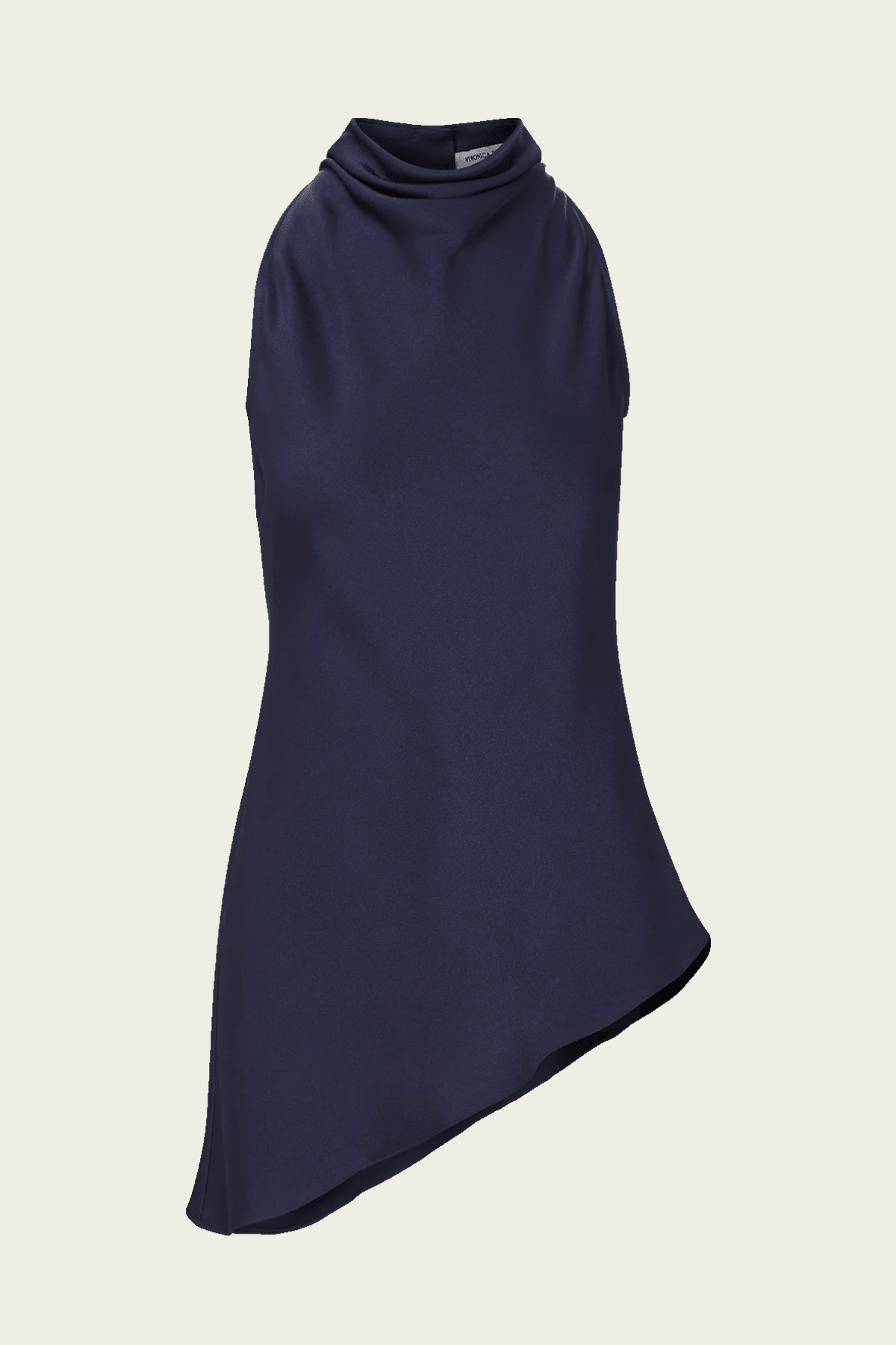 Radford Asymmetrical Top in Navy - shop-olivia.com