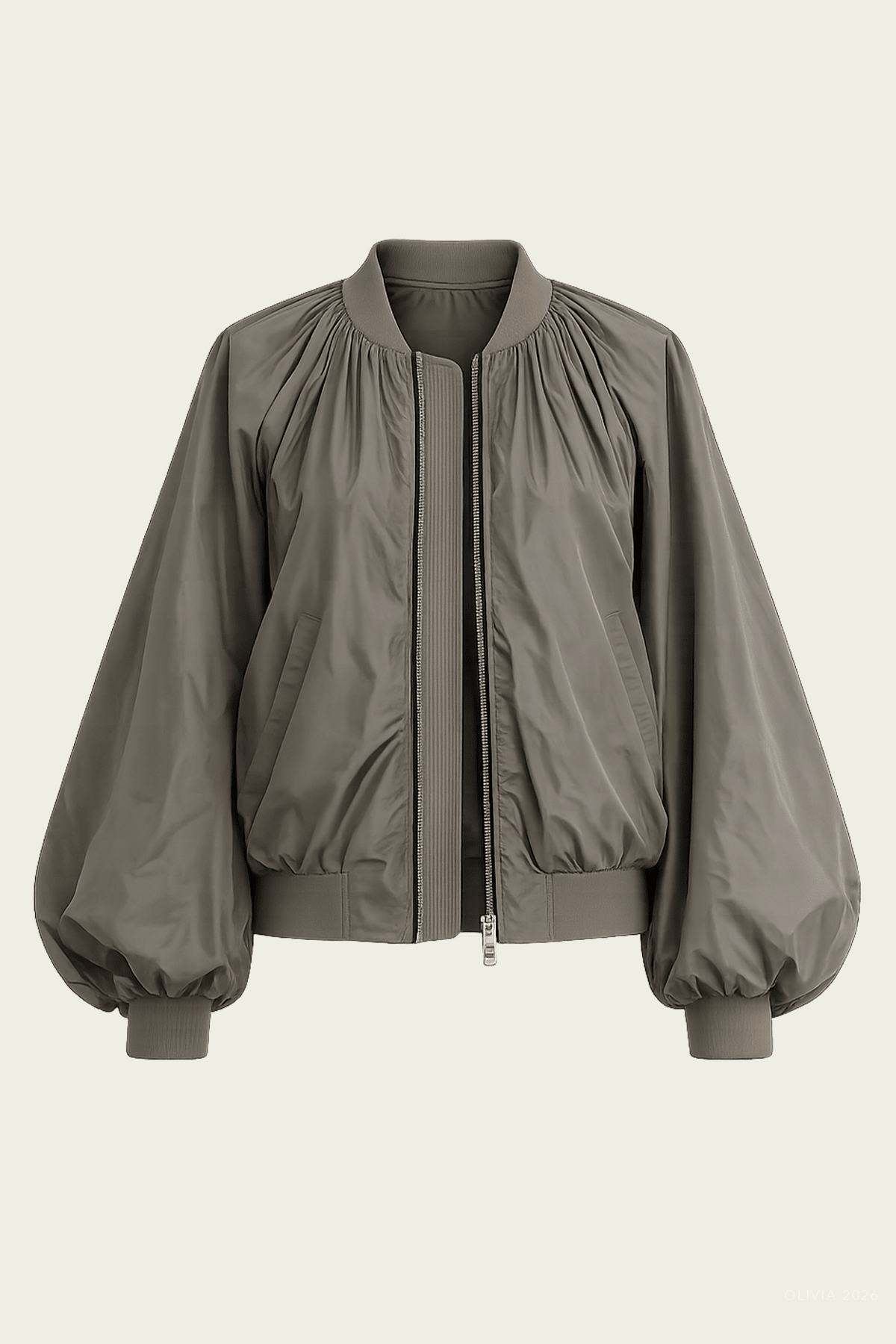 Raffi Bomber Jacket in Fern - shop-olivia.com