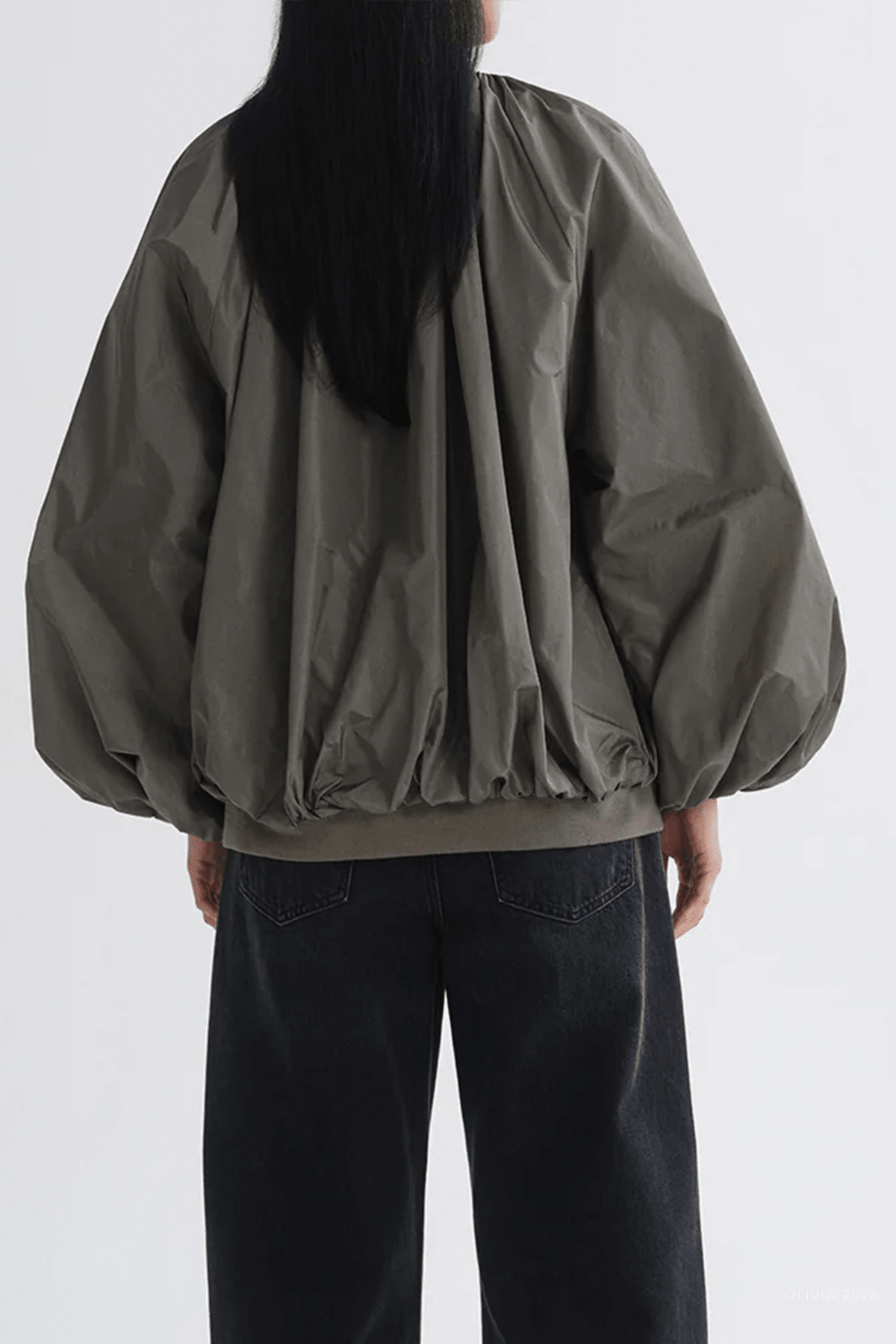 Raffi Bomber Jacket in Fern - shop-olivia.com