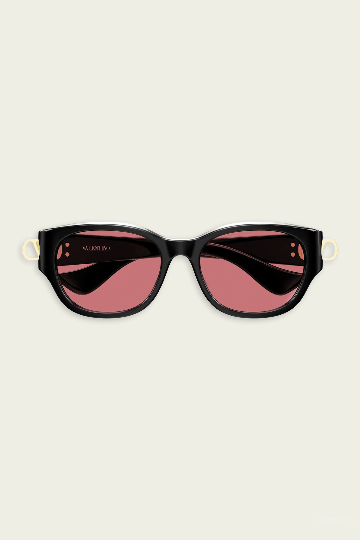 Rectangular Bold Sunglasses in Black - shop-olivia.com