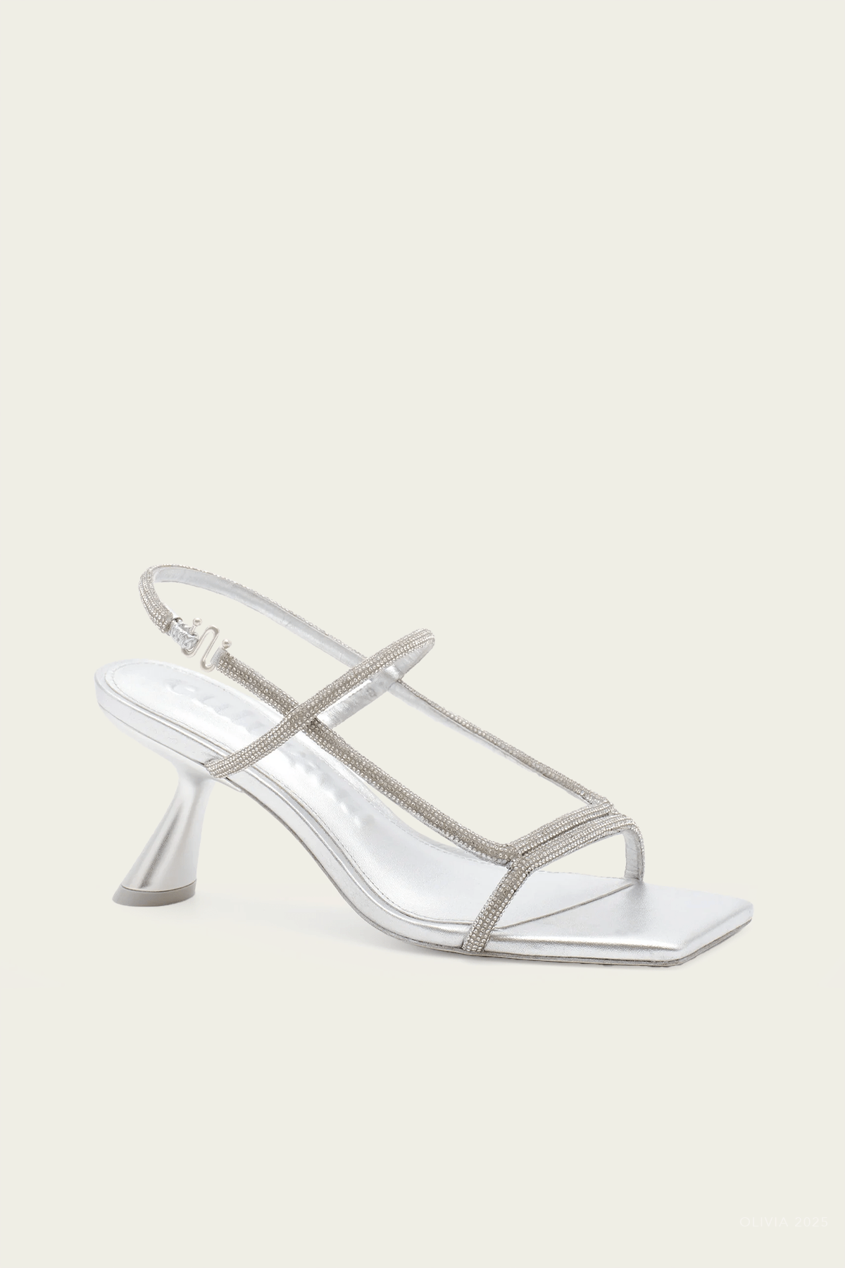 Reina Sandal in Clear - shop - olivia.com
