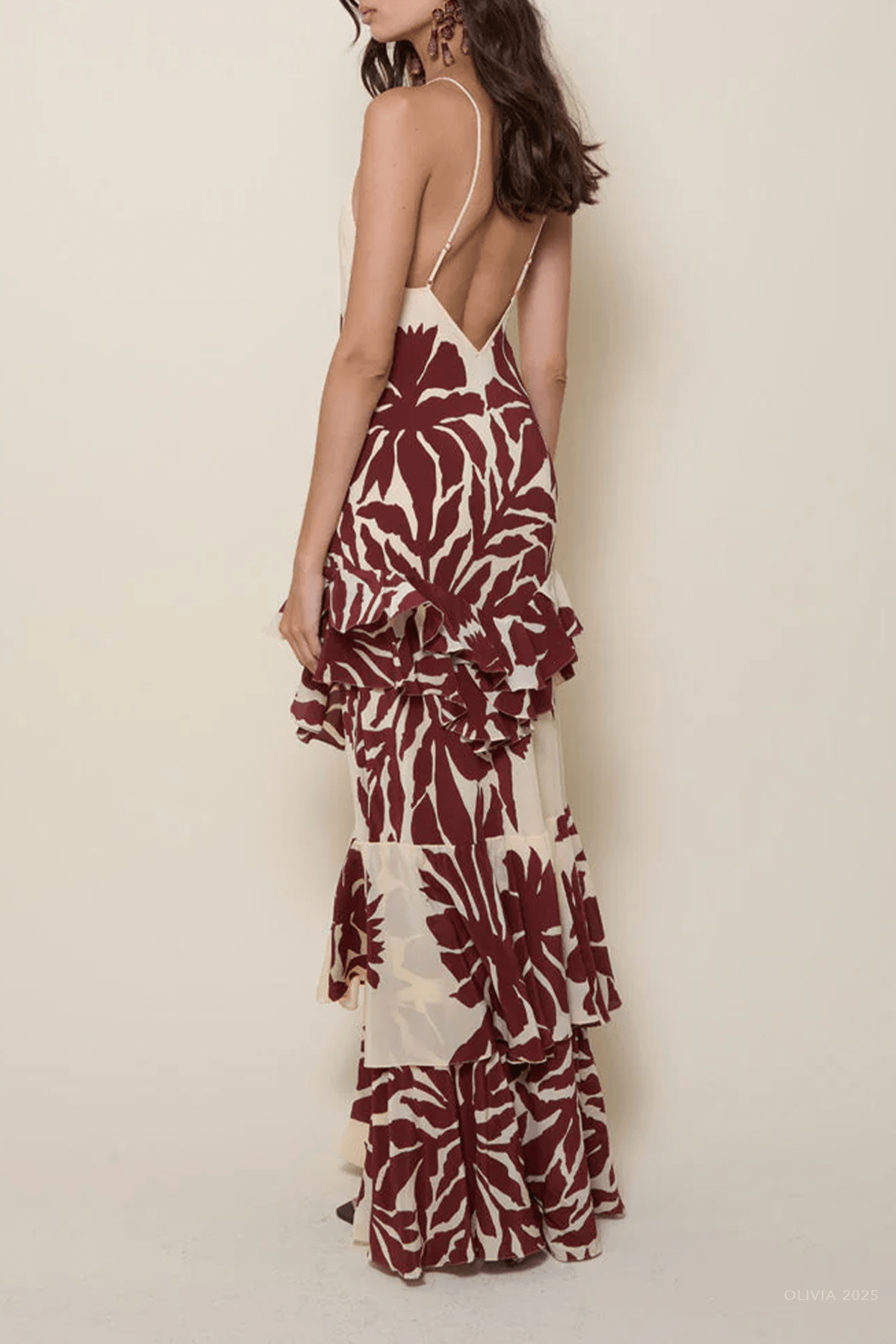 Reinterpretation Maxi Dress in Clavel Ecru - shop - olivia.com