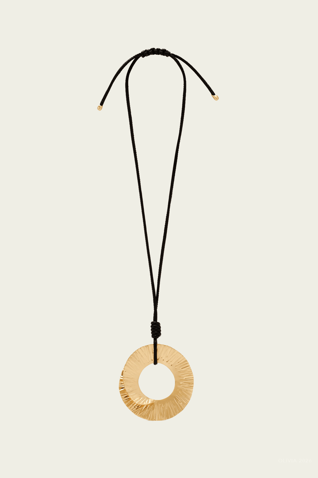 Ren Necklace Brushed Brass