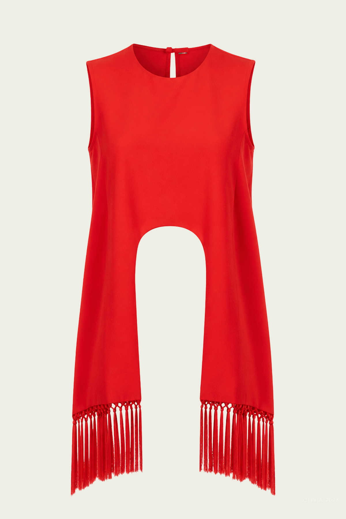 Rennes Top in Red Orange - shop - olivia.com