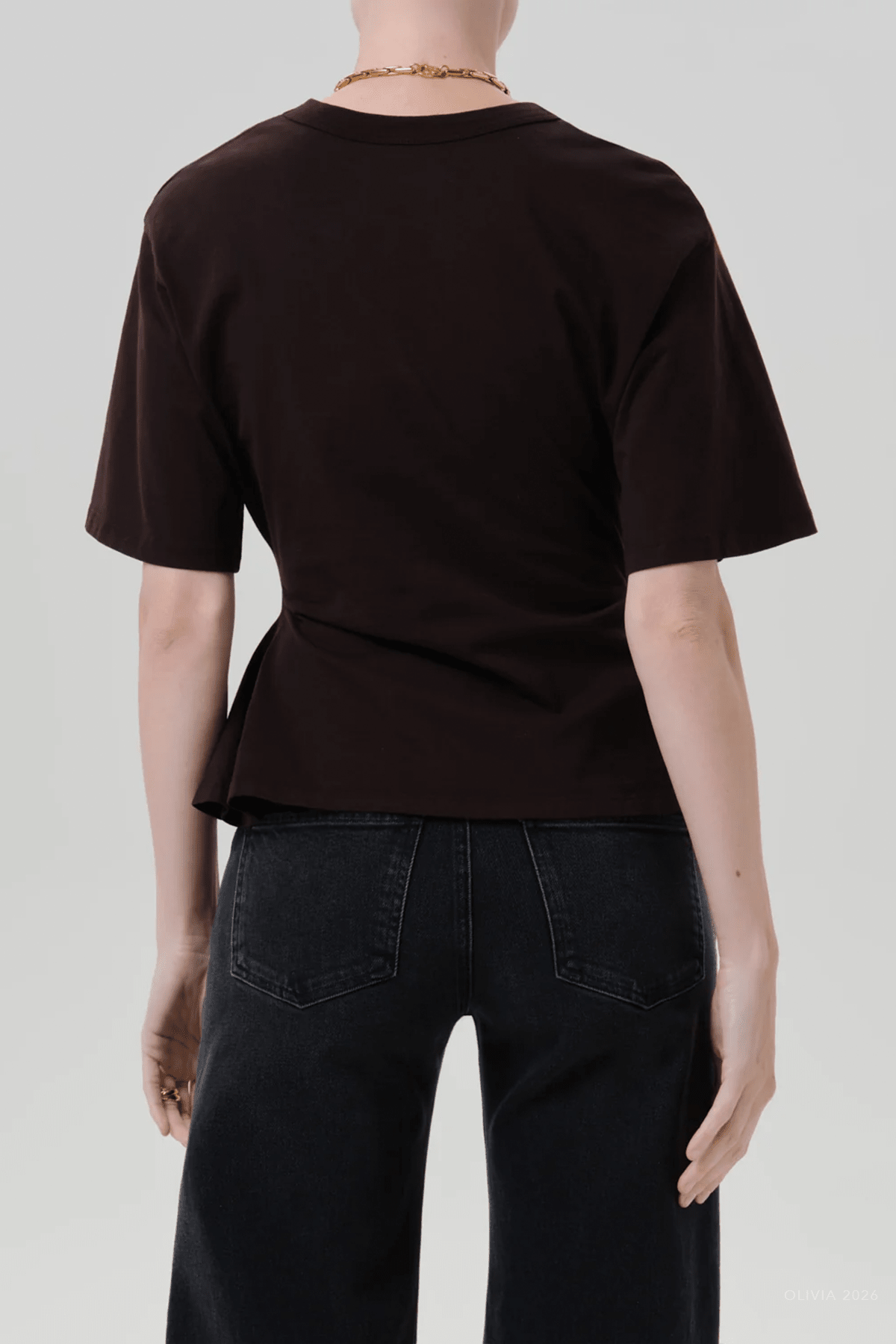 Rework Men's Tee in Chocolate - shop-olivia.com