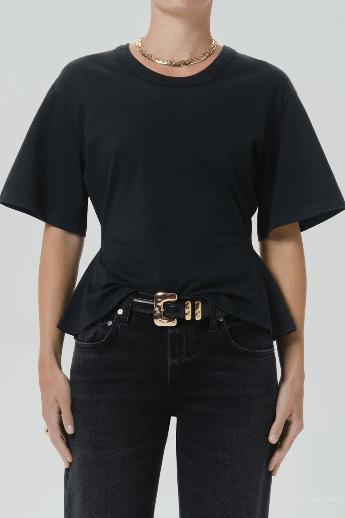 Rework Men's Tee in Washed Black - shop-olivia.com