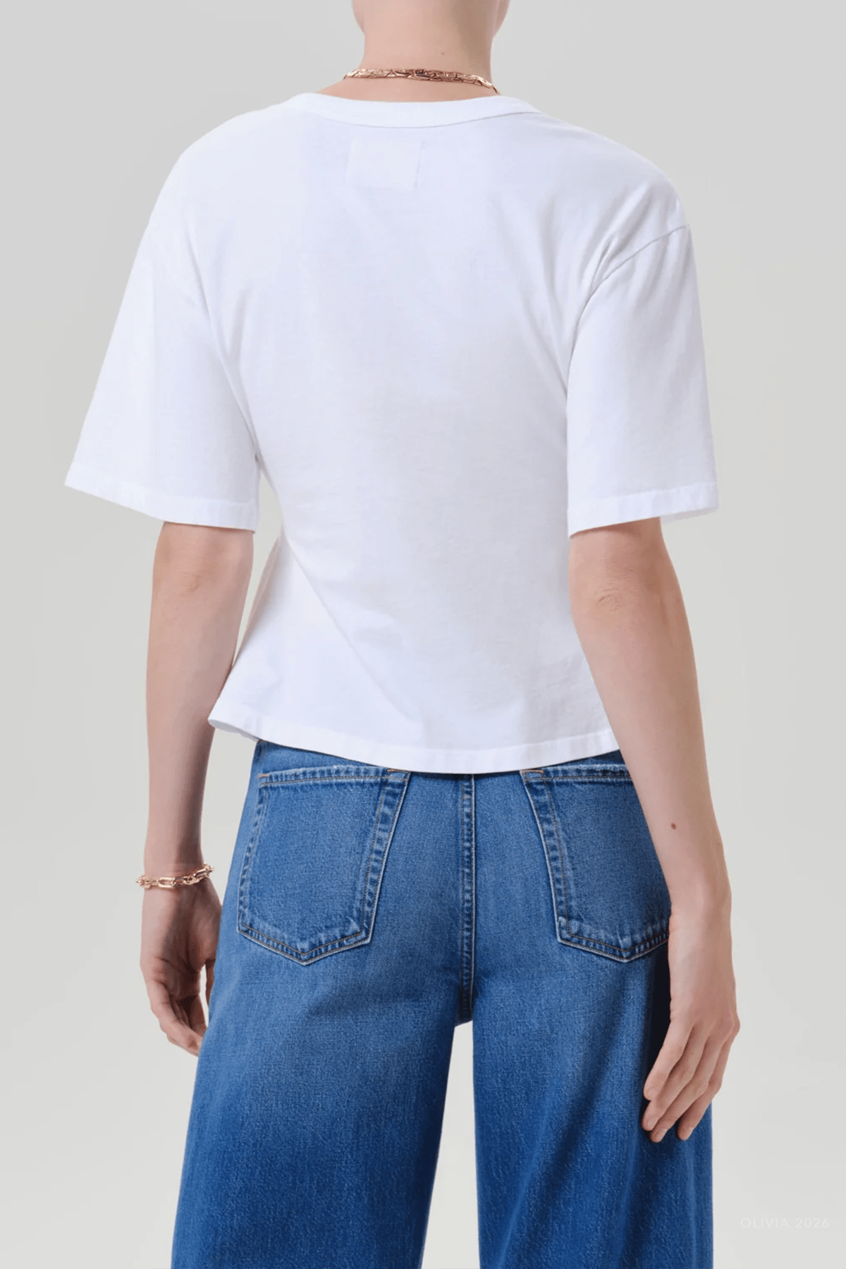 Rework Men's Tee in White - shop-olivia.com