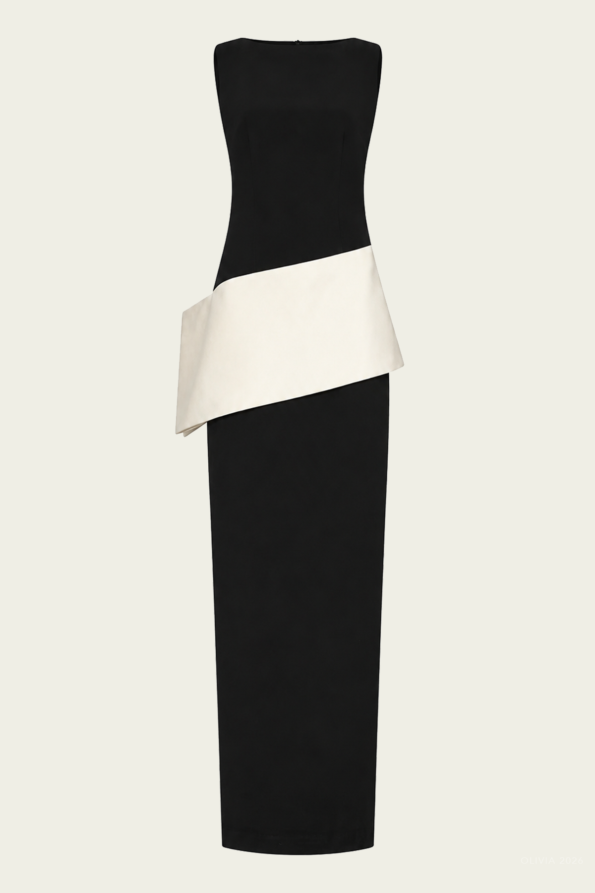 Rick Gown in Black Creme