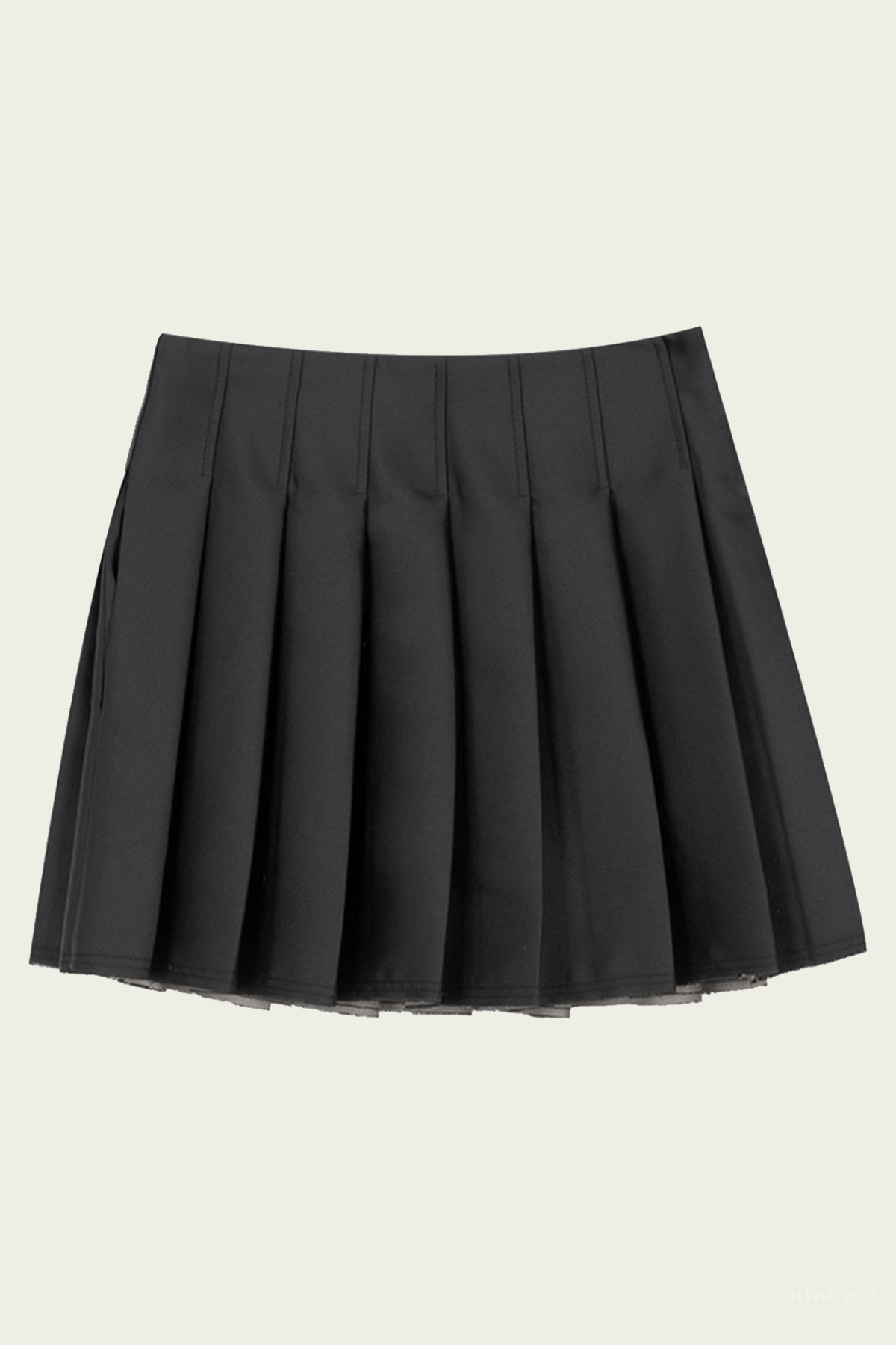 Rives Pleated Mini Skort in Black Multi - shop - olivia.com