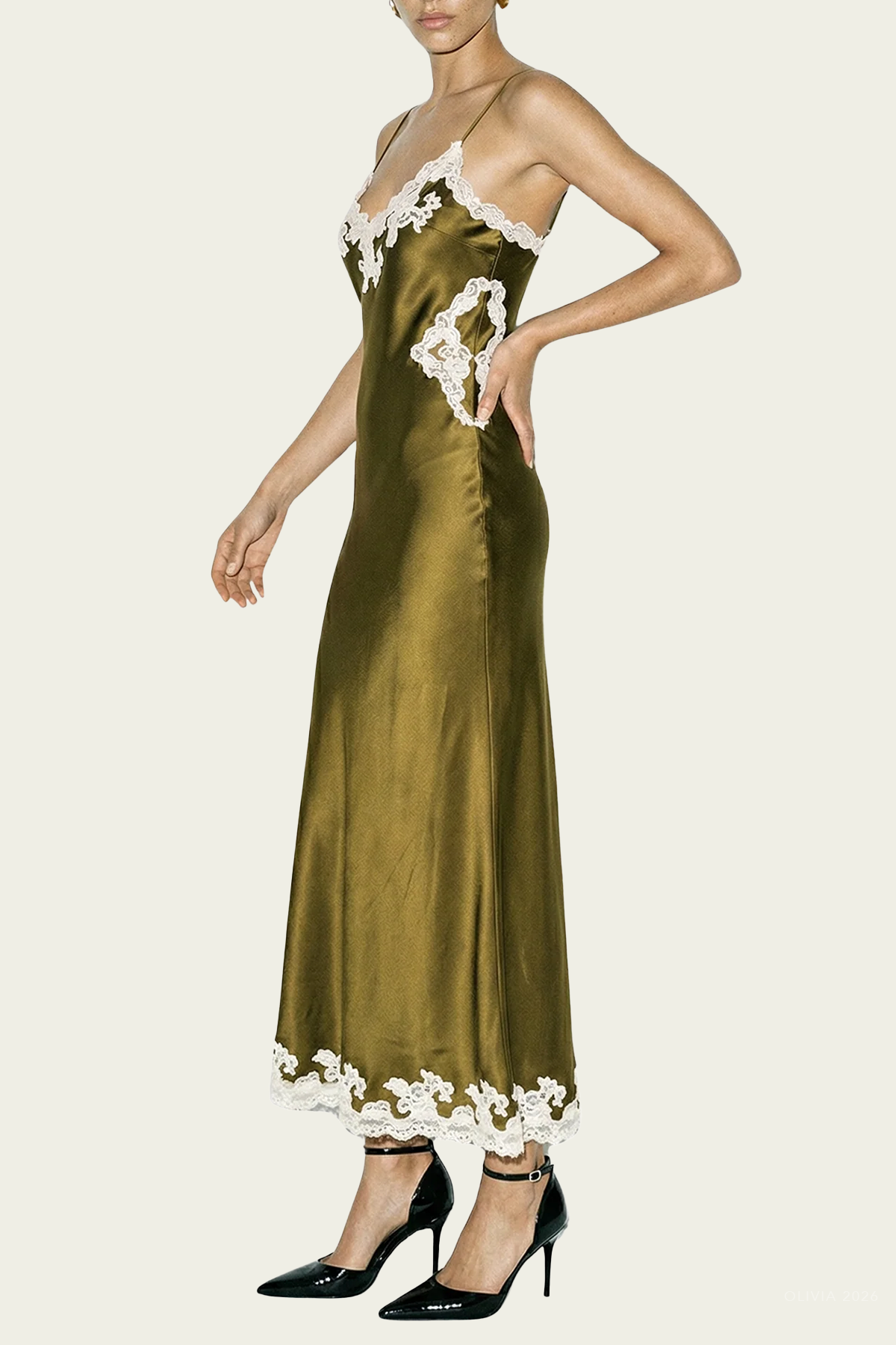 Lalita Midi Dress in Ochre